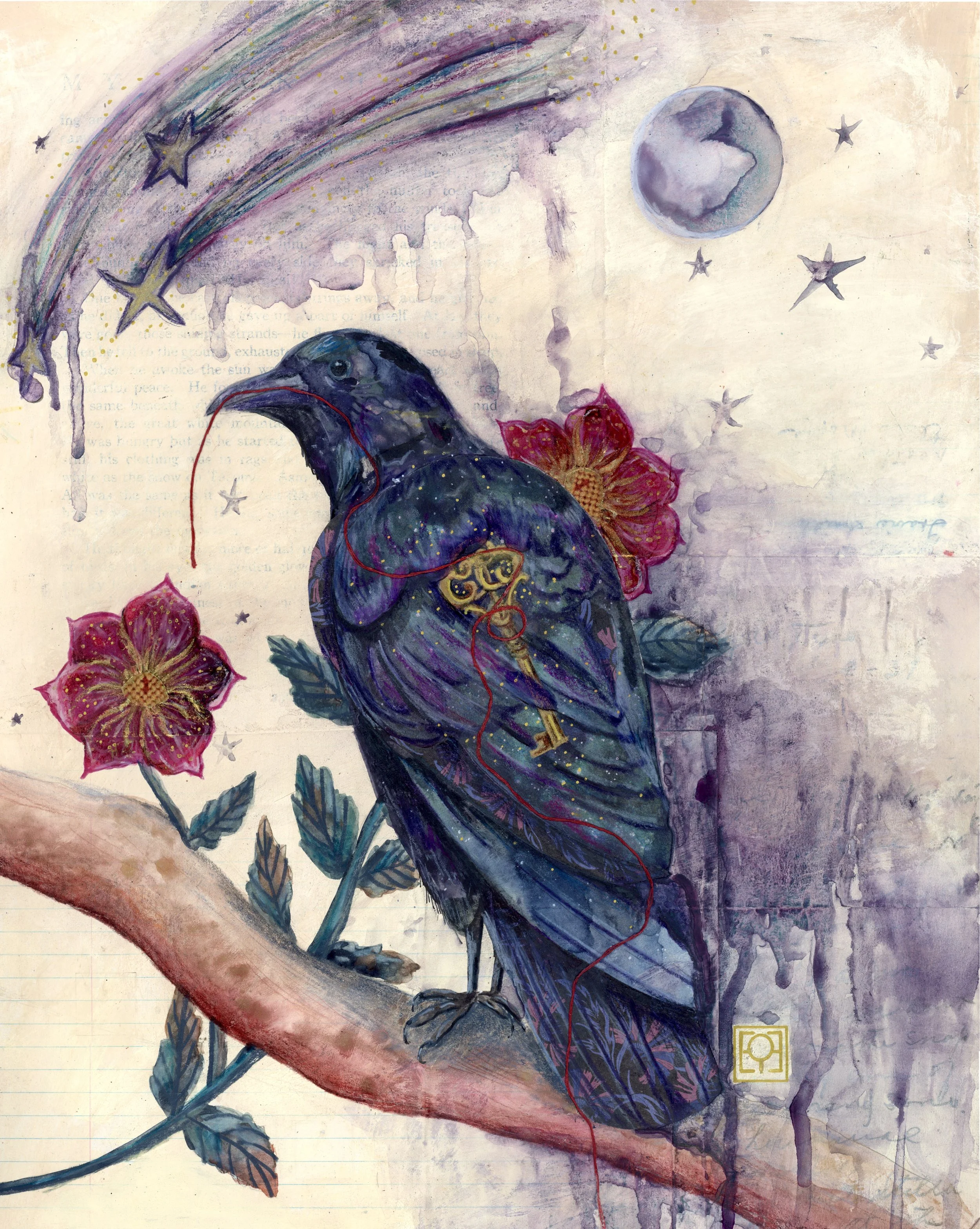 Nyx, the Star-Hollow Raven