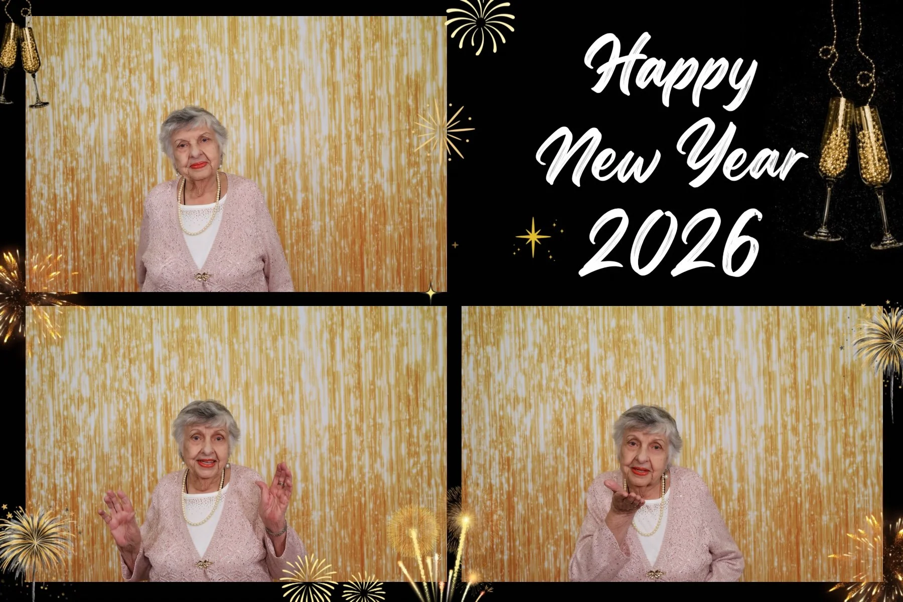 Custom template for photo booth rental