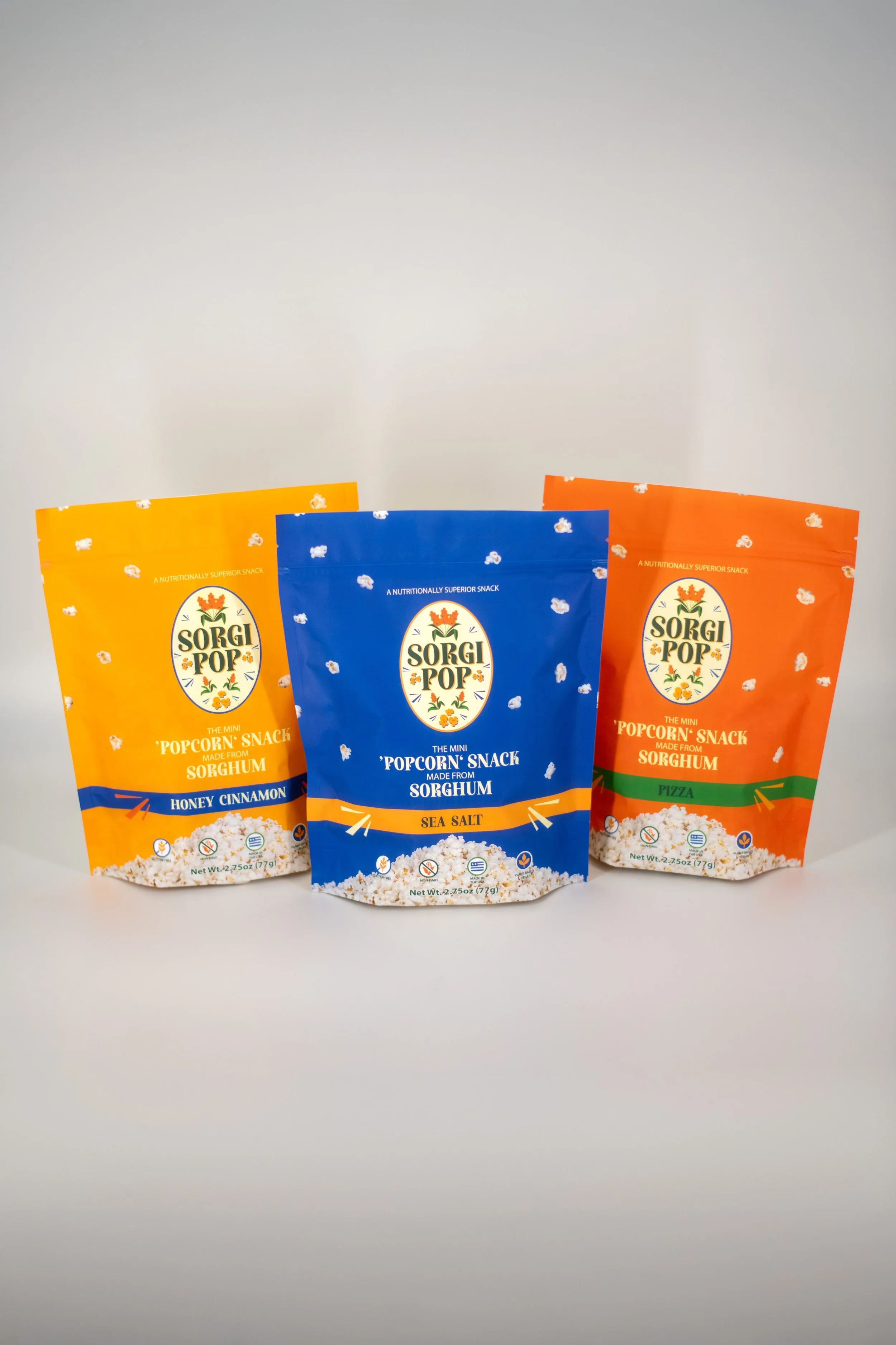 3 Bag Bundle - Sea Salt, Pizza, and Honey Cinnamon