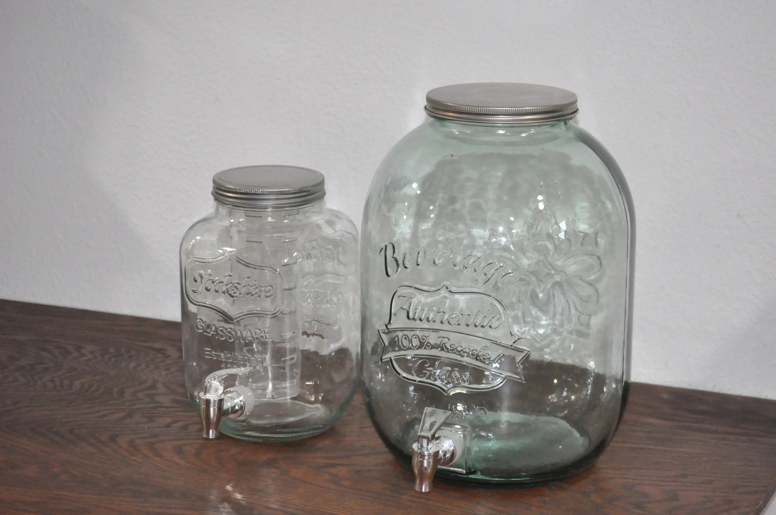 Glass Beverage Dispensers (Large or Small)