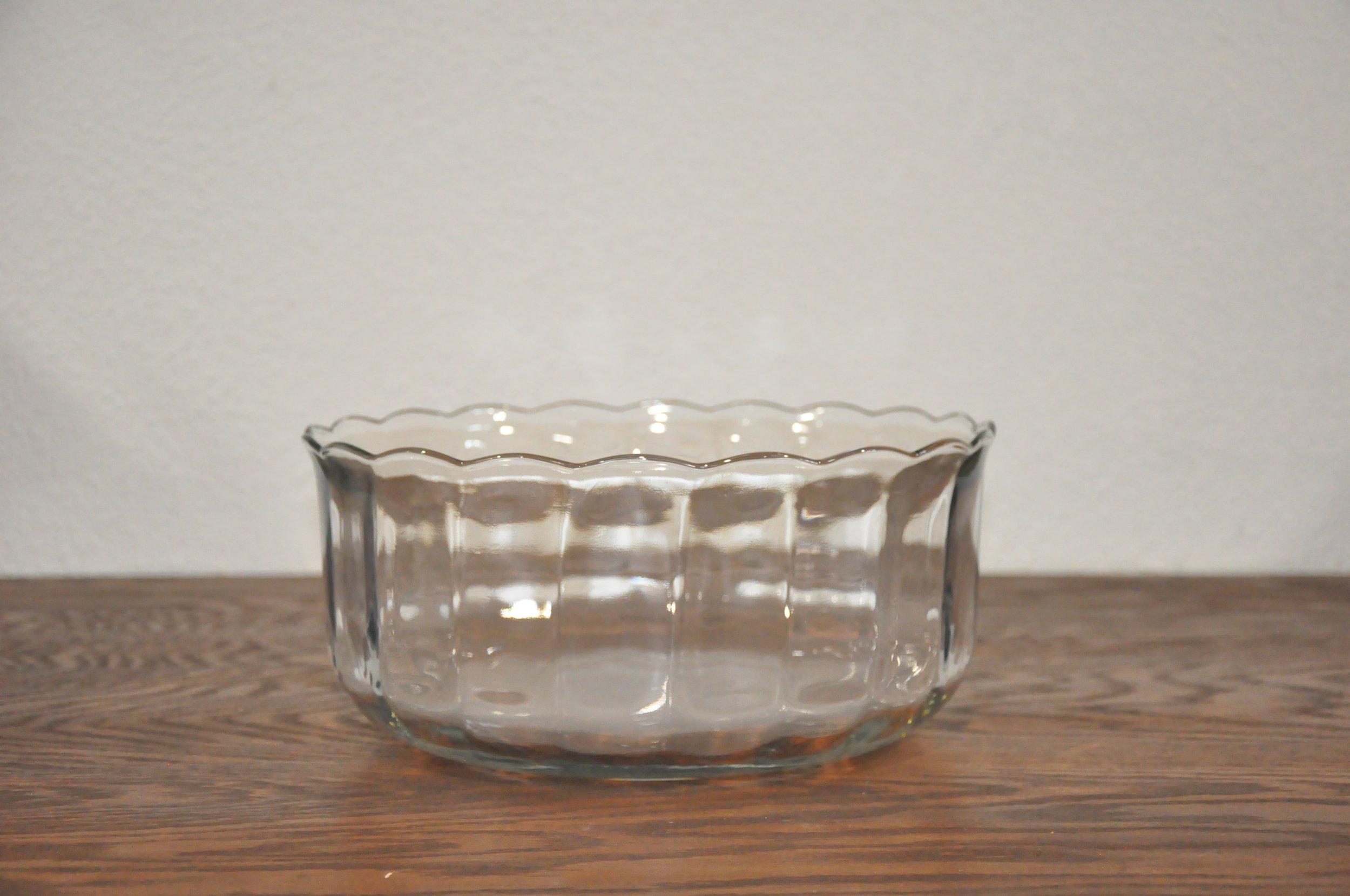 Vintage Pressed Glass Serving Bowls