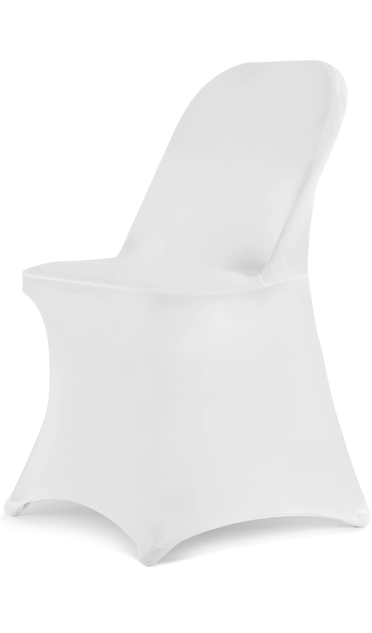White Fitted Chair Covers (30 Piece Stock)