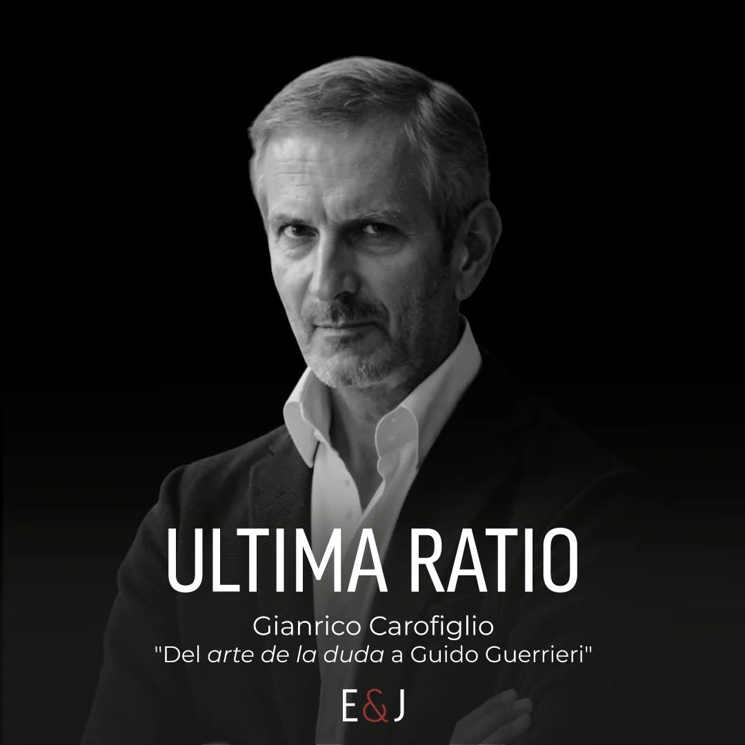 Del arte de la duda a Guido Guerrieri: conversación con Gianrico Carofiglio