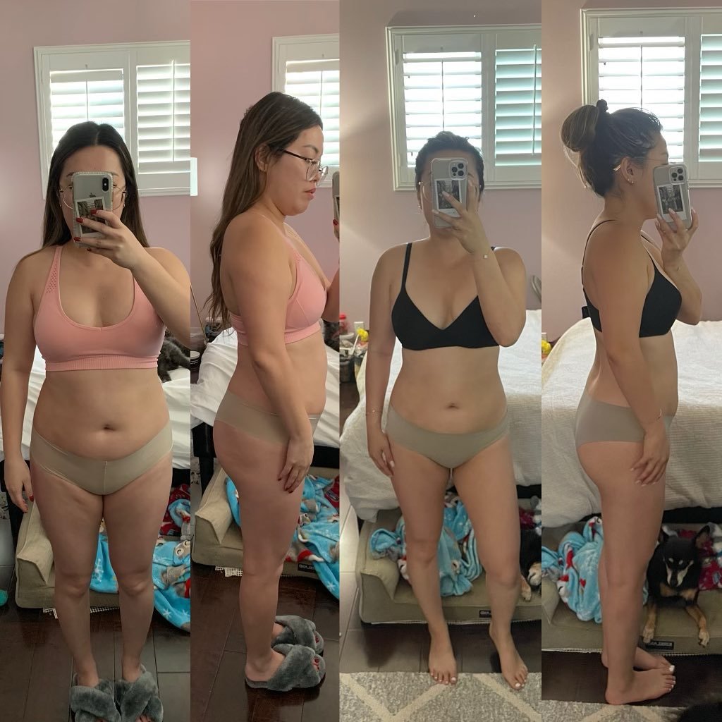 Client Jenny&rsquo;s 3 months progress. She went from 125 LBs to 115 LBs. No prior strength training before she started working with me. Consistency and discipline with NUTRITION goes a LONG way!!! 

#trainer #personaltrainer #fitness #girlswholift