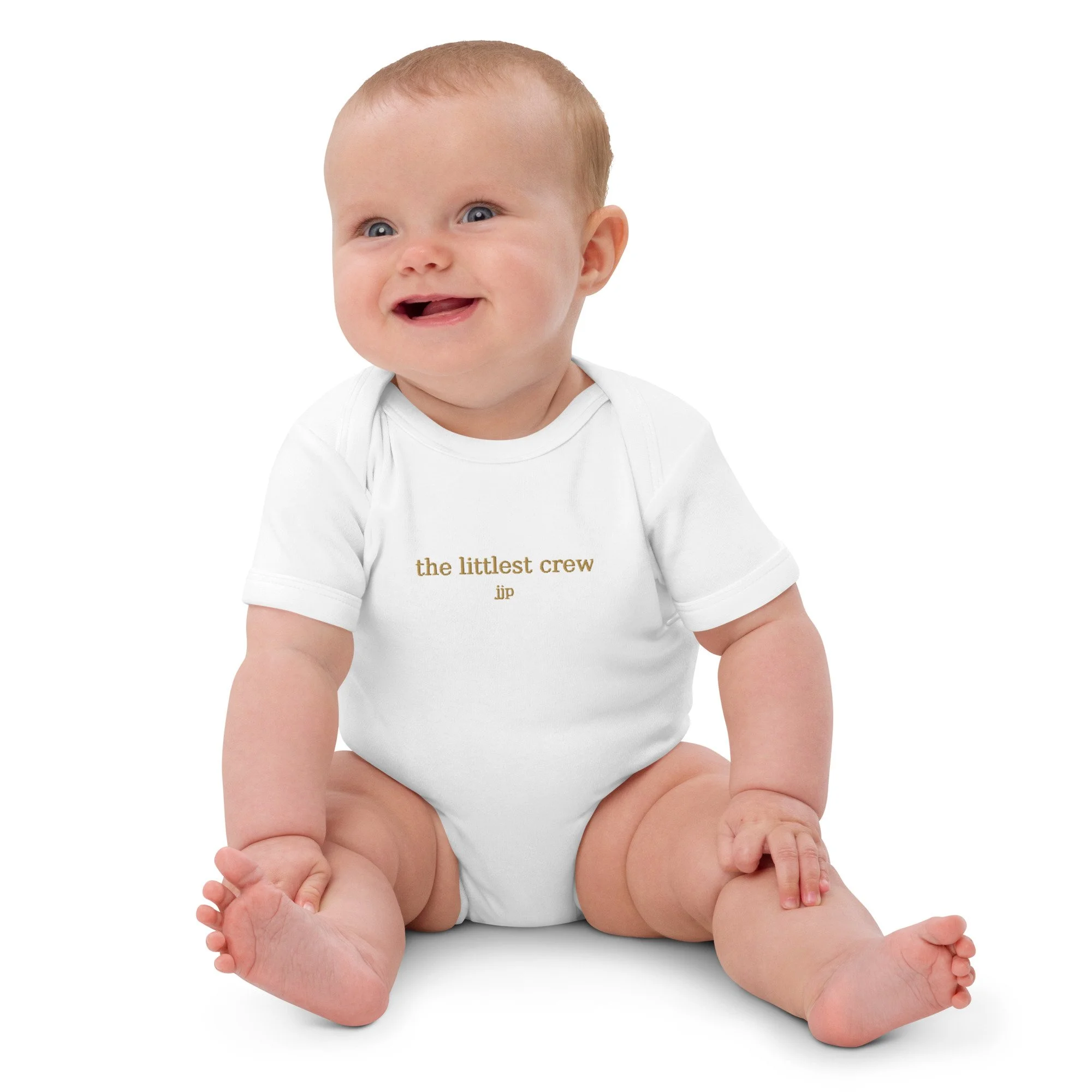 THE LITTLEST CREW Baby Onesie
