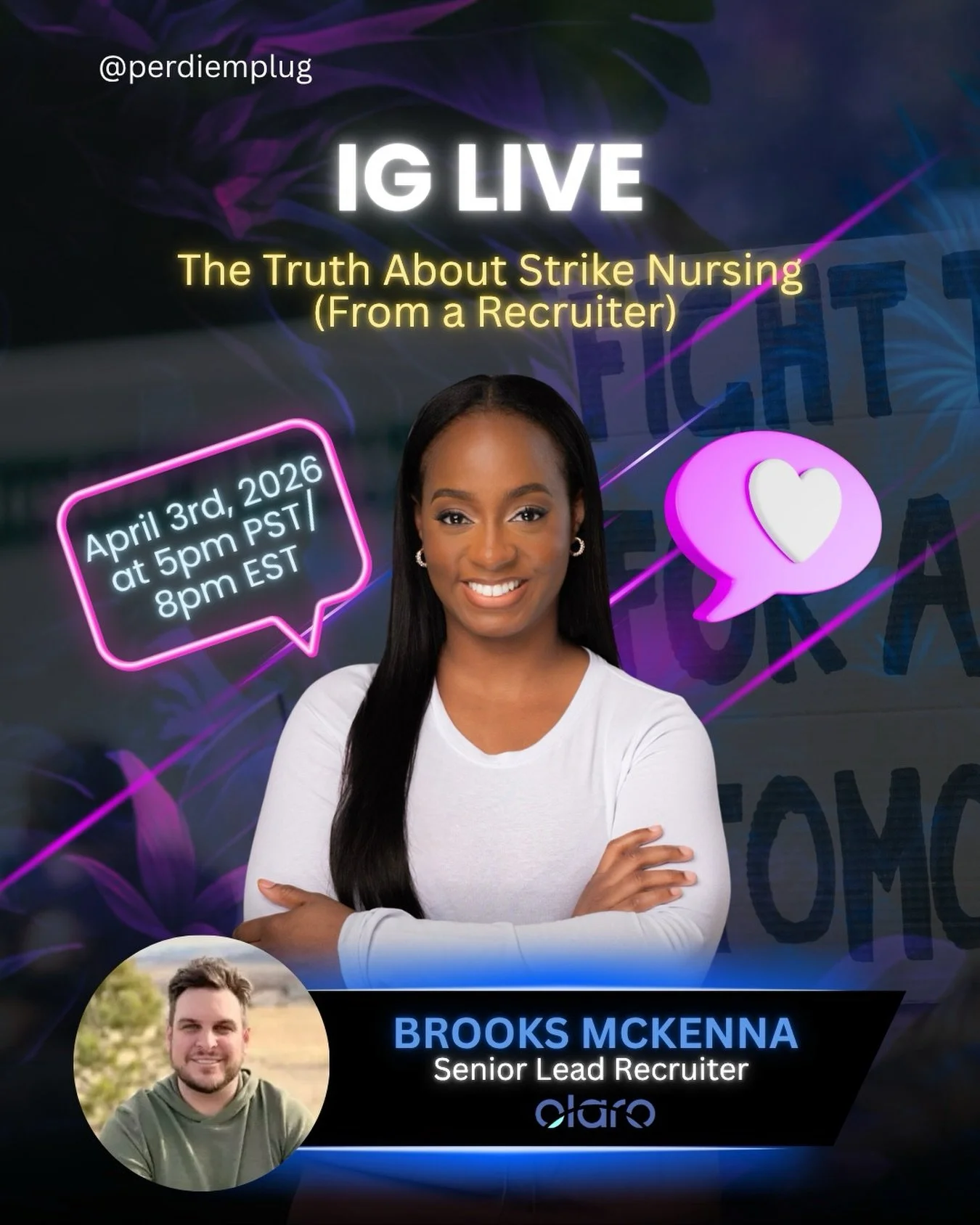 Strike nursing is one of those topics people have a lot of questions about&hellip; but not a lot of clear answers.

So we&rsquo;re talking about it.

I&rsquo;m going live with a recruiter to break down what strike contracts actually look like, what t