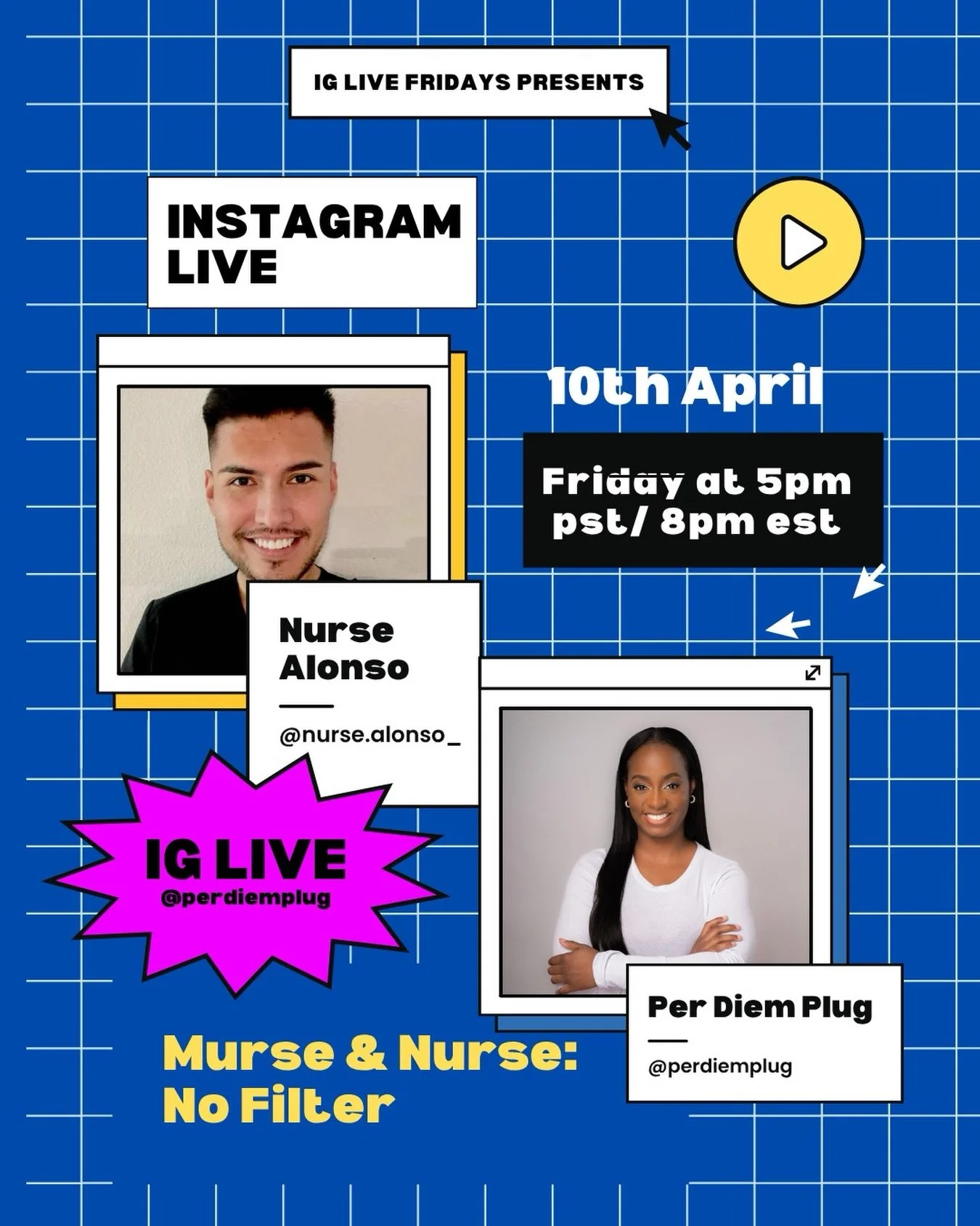 y&rsquo;all asked for real conversations&hellip; so here we go 😭

going live this friday with Nurse Alonso
and we&rsquo;re not holding back on anything! 

PRN, money, shifts, what&rsquo;s actually worth it&hellip; all of it

no filter fr

friday 5pm
