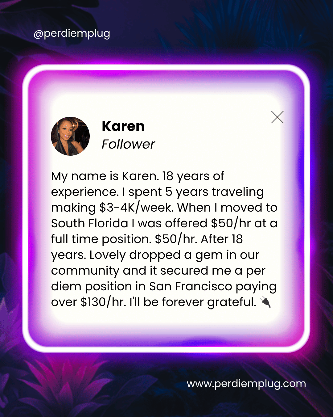 Karen's Testimonial