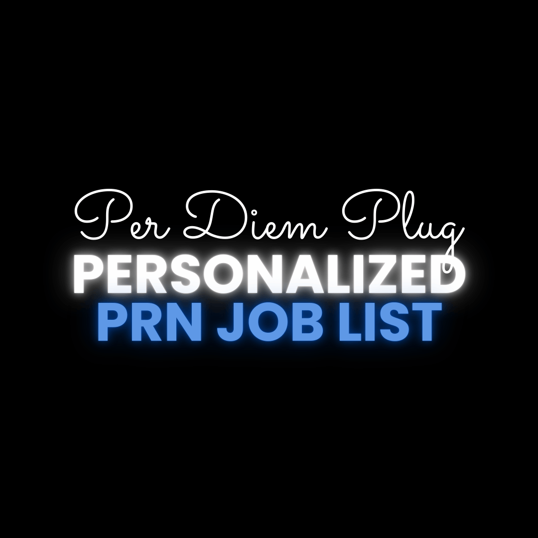 Personalized PRN Job List