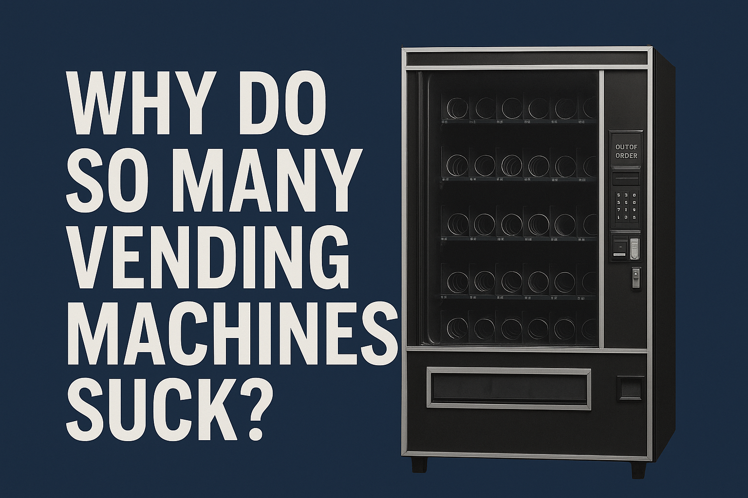 Why Do So Many Vending Machines Suck?
