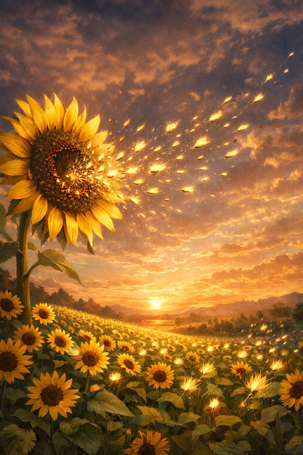 When the Seeds of Light Scatter