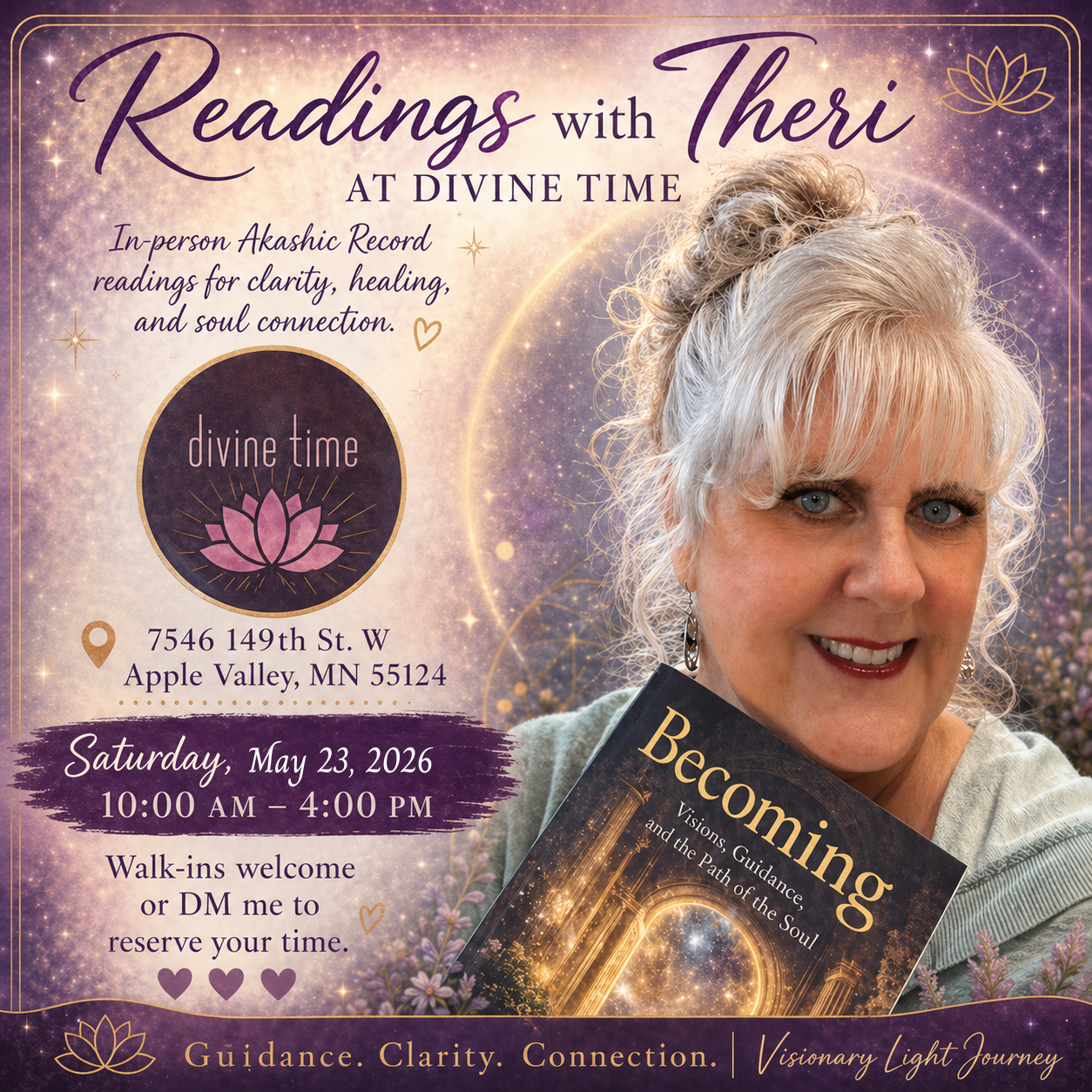 Intuitive Readings from the Akashic Field with Theri at Divine Time