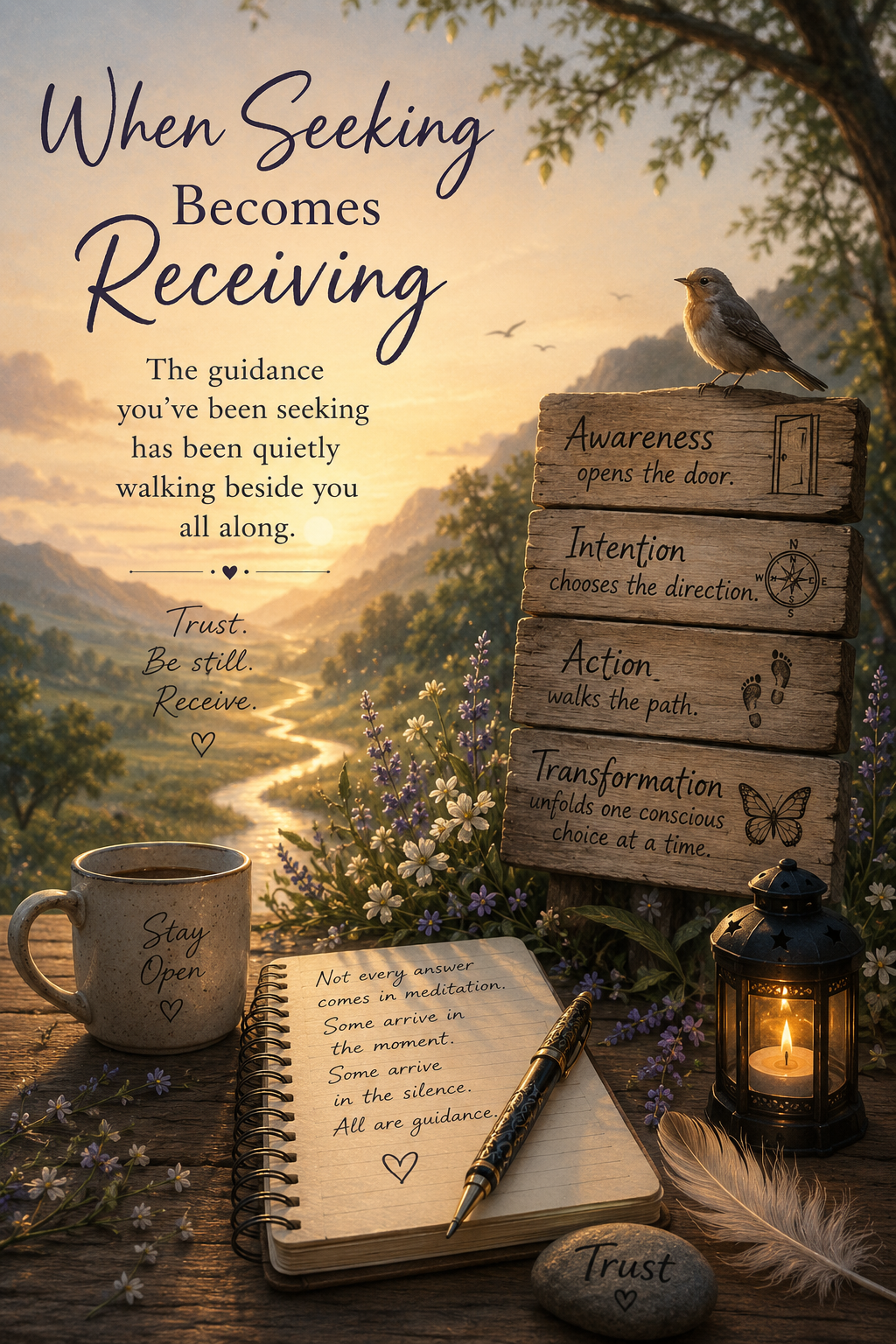 When Seeking Becomes Receiving