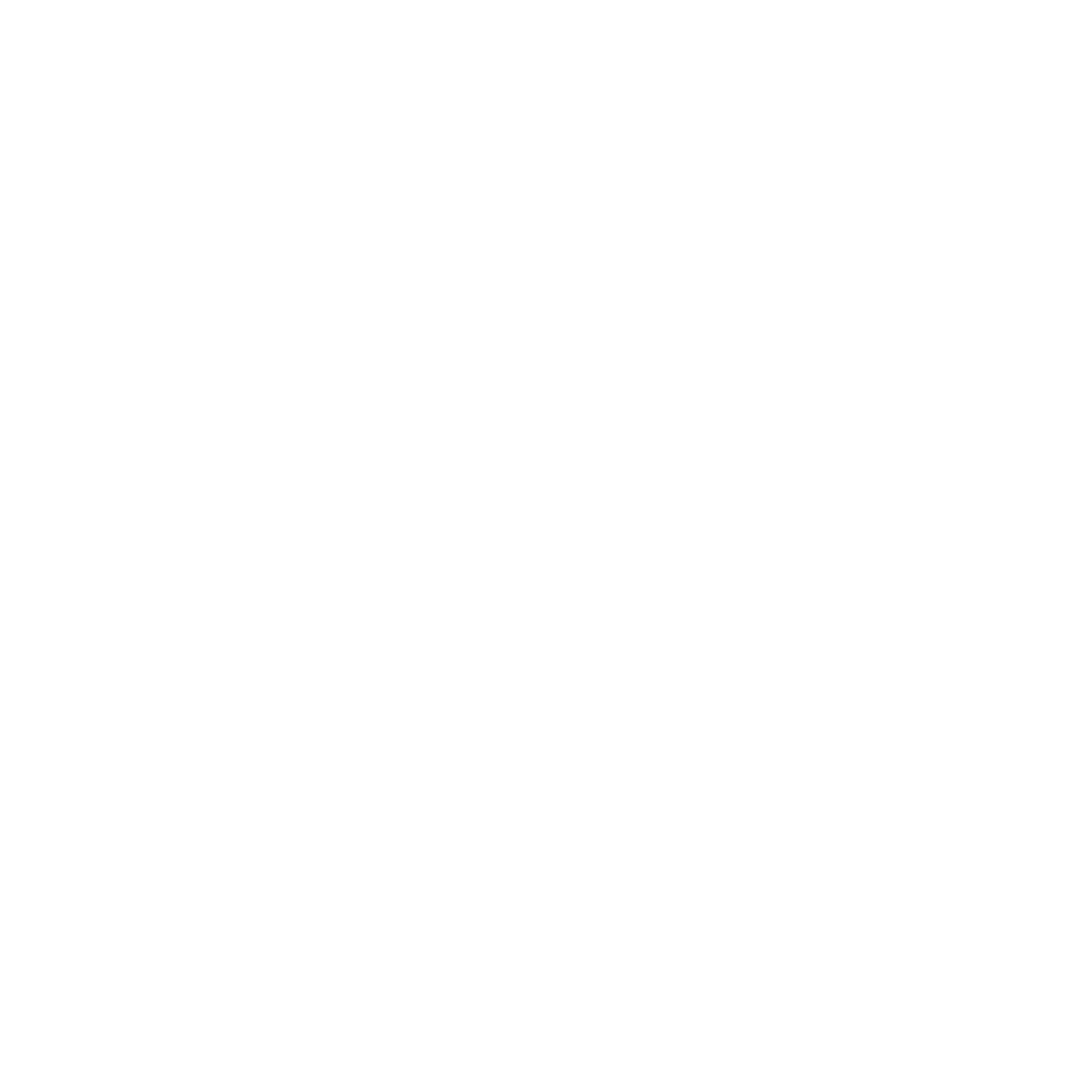 Patrón de diseño de líneas blancas entrelazadas formando un rombo sobre fondo negro.