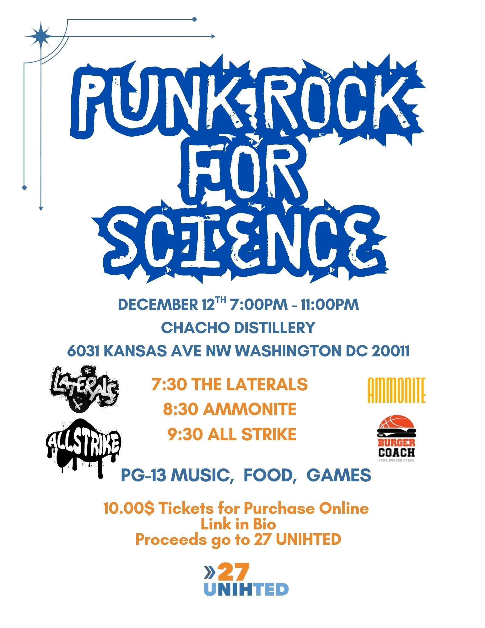 27 UNIHTED Fundraiser and Punk Show