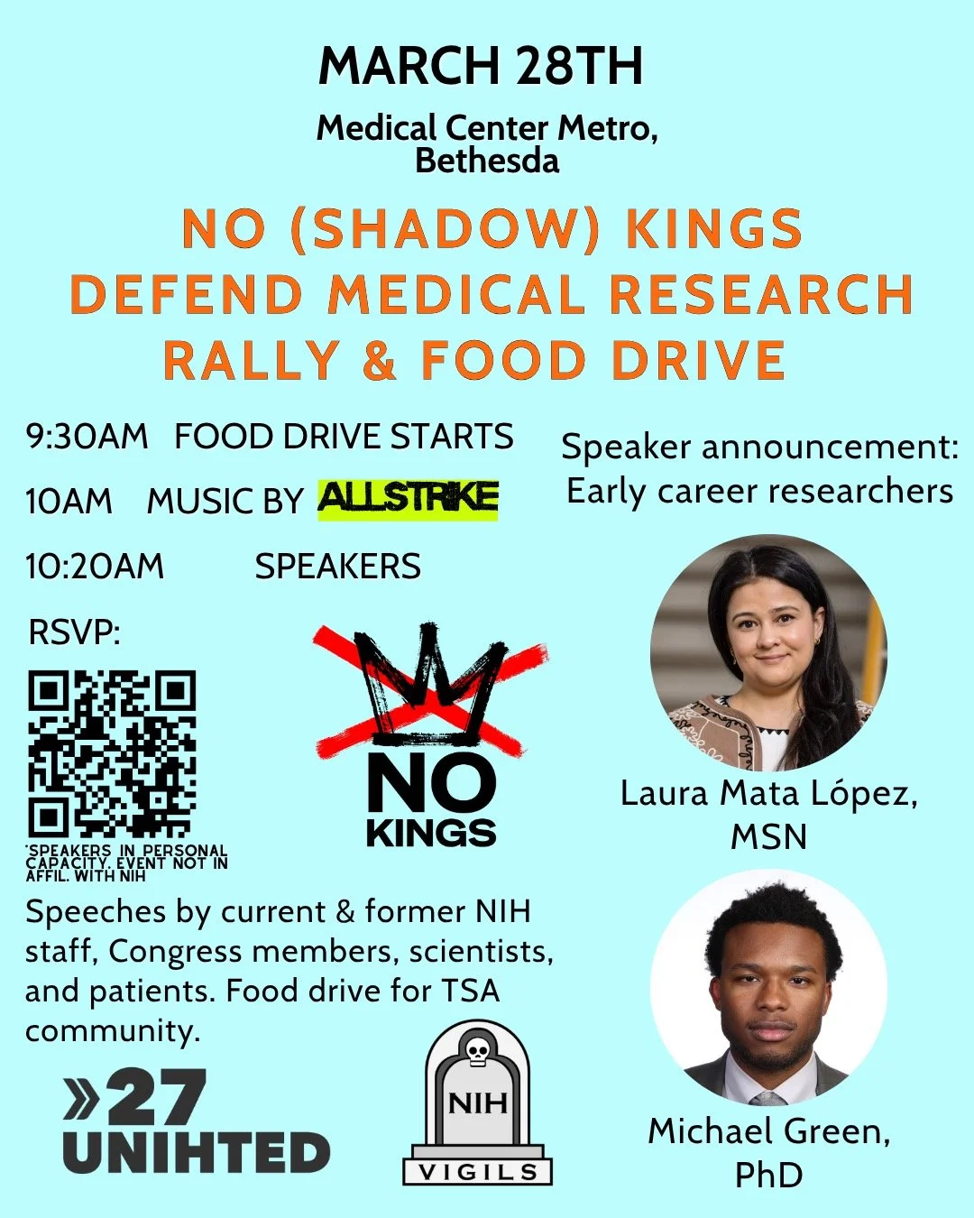 Federal Workers Organize No Kings Rally and Food Drive&nbsp;&nbsp;