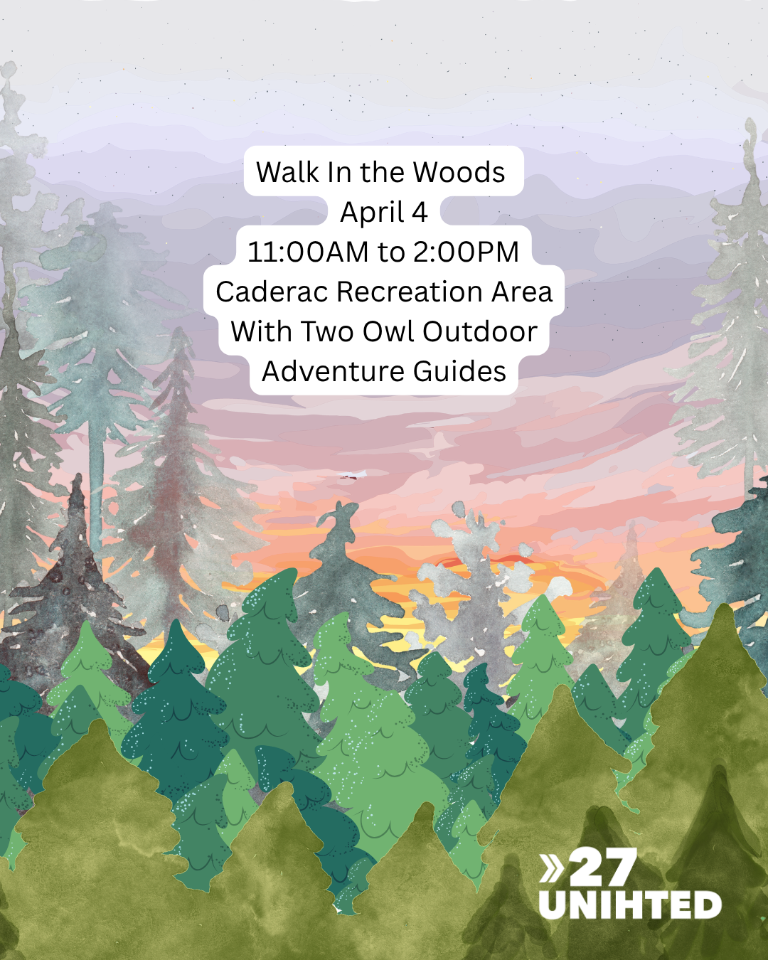 Walk in the Woods with Two Owls