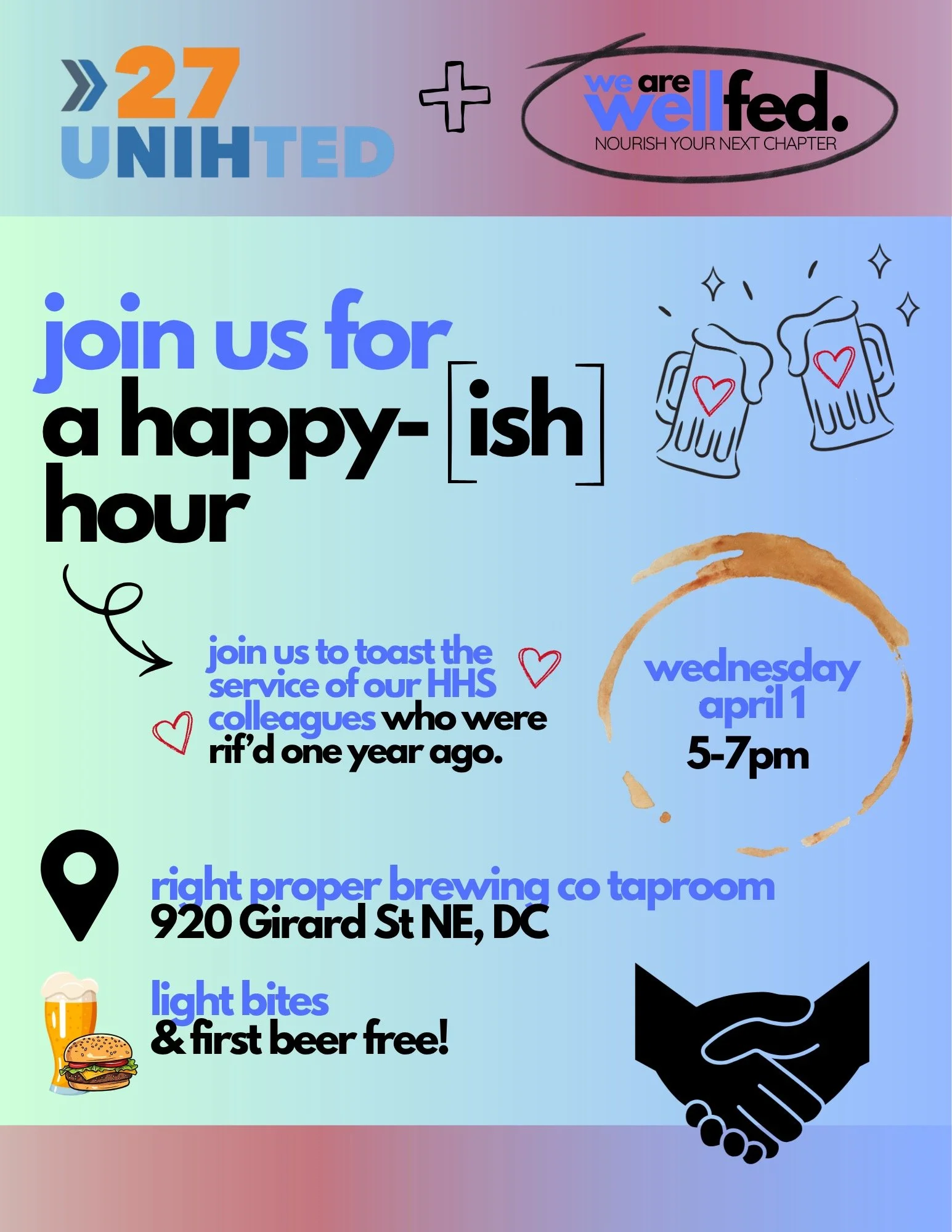 RIF Anniversary Happy-Ish Hour