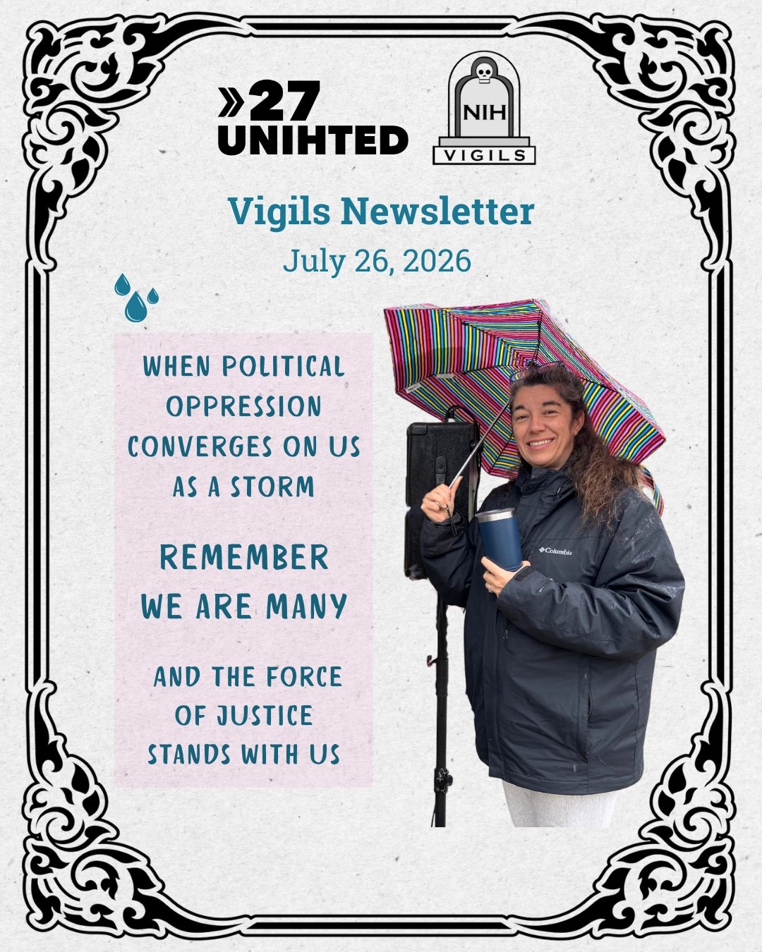 27 UNIHTED / NIH Vigils Newsletter 7/26/26