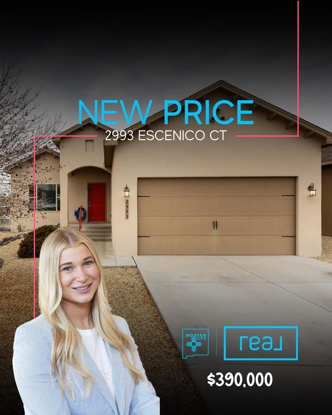 🚨 Price Reduction &ndash; 2993 Escenico Ct 🚨

Now offered at $390,000!

If you&rsquo;ve been waiting for the right opportunity in Las Cruces, this is it. This beautiful home at 2993 Escenico Ct just had a price improvement and is now even more attr