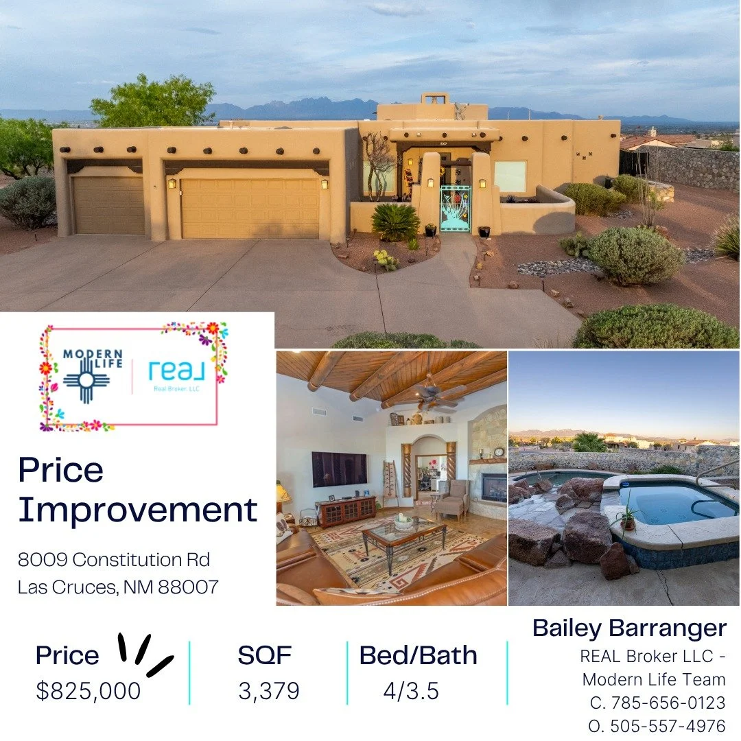 ✨ WOW. This is Picacho Hills living at its finest.

Sweeping mountain views. Resort-style backyard. Timeless Southwestern architecture. Every detail at 8009 Constitution Rd was designed to impress.

Now offered at $825,000 &mdash; and with a MOTIVATE
