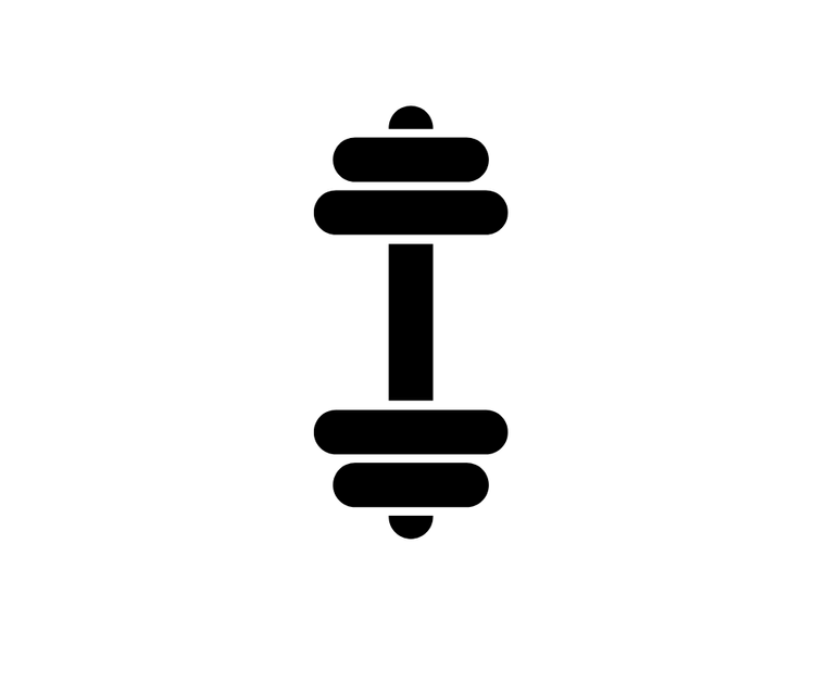 Dumbbell icon representing strength and mobility training