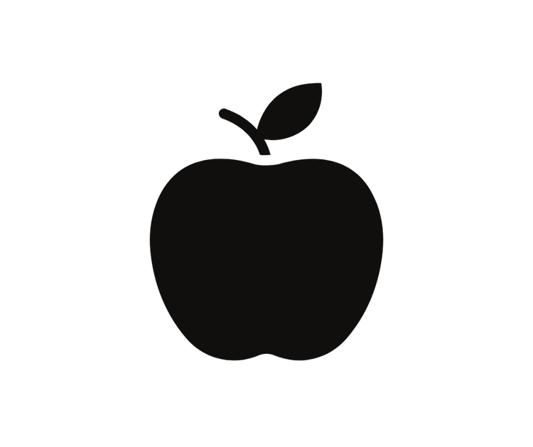 Nutrition icon representing food for energy and cognition