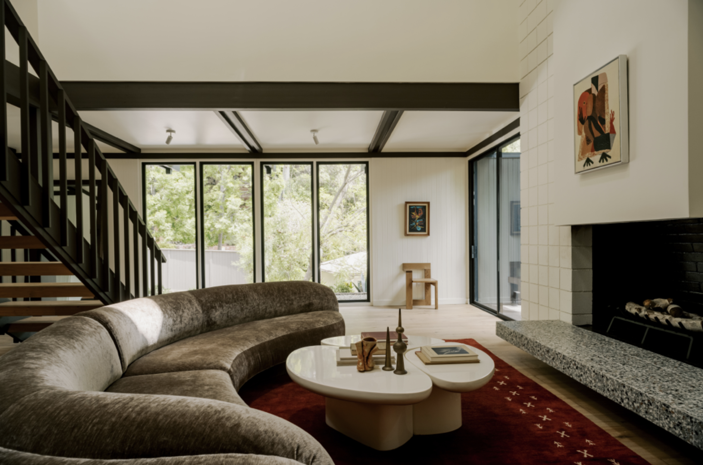 Valley Oak, Hollywood Hills · Spatial Planning · Art Curation & Placement · Decor Selection · Styling