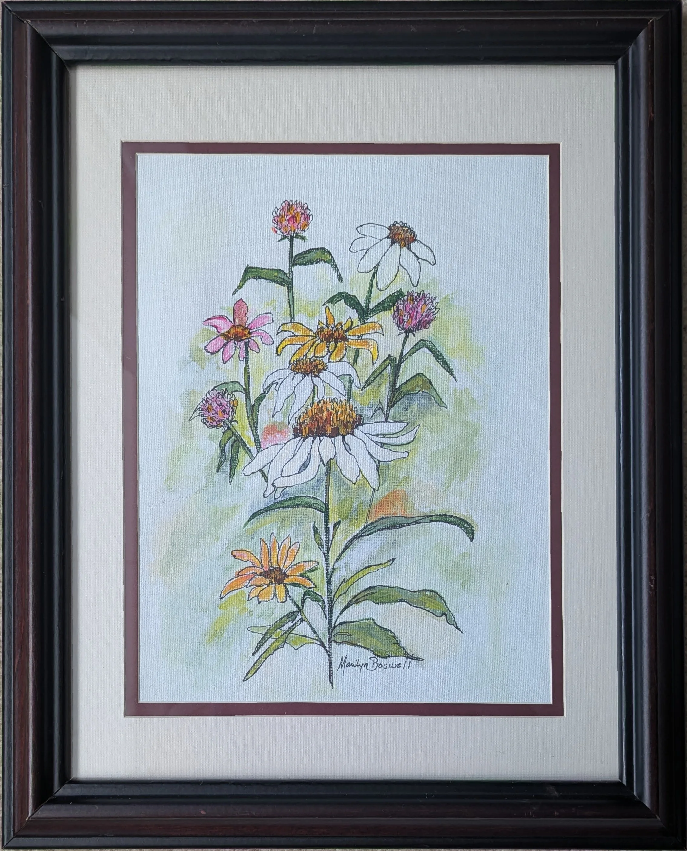F142. 14x17 with glass. $165
