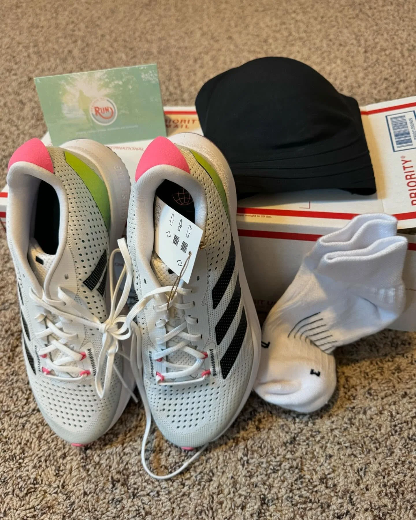 As our #reasontorun participants complete a run group session, they are given information on how to contact us to receive their free, new, running shoes, socks, and sports bra. We are proud to not only support folks on their journey of building healt