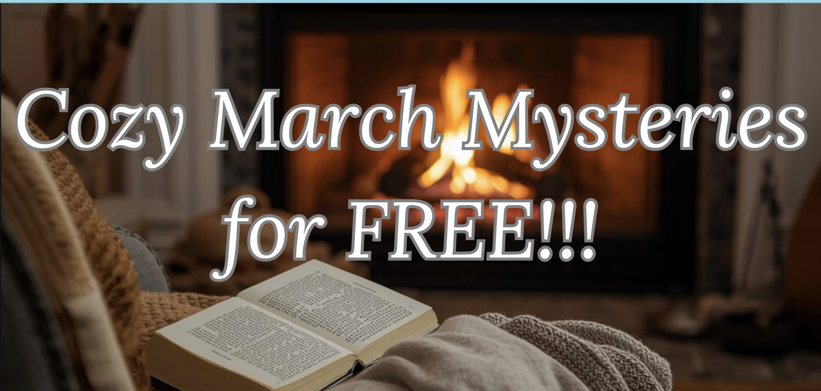 Cozy March Mystery Banner