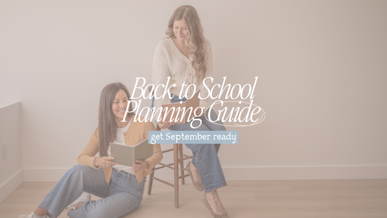 Back to School Planning Guide.