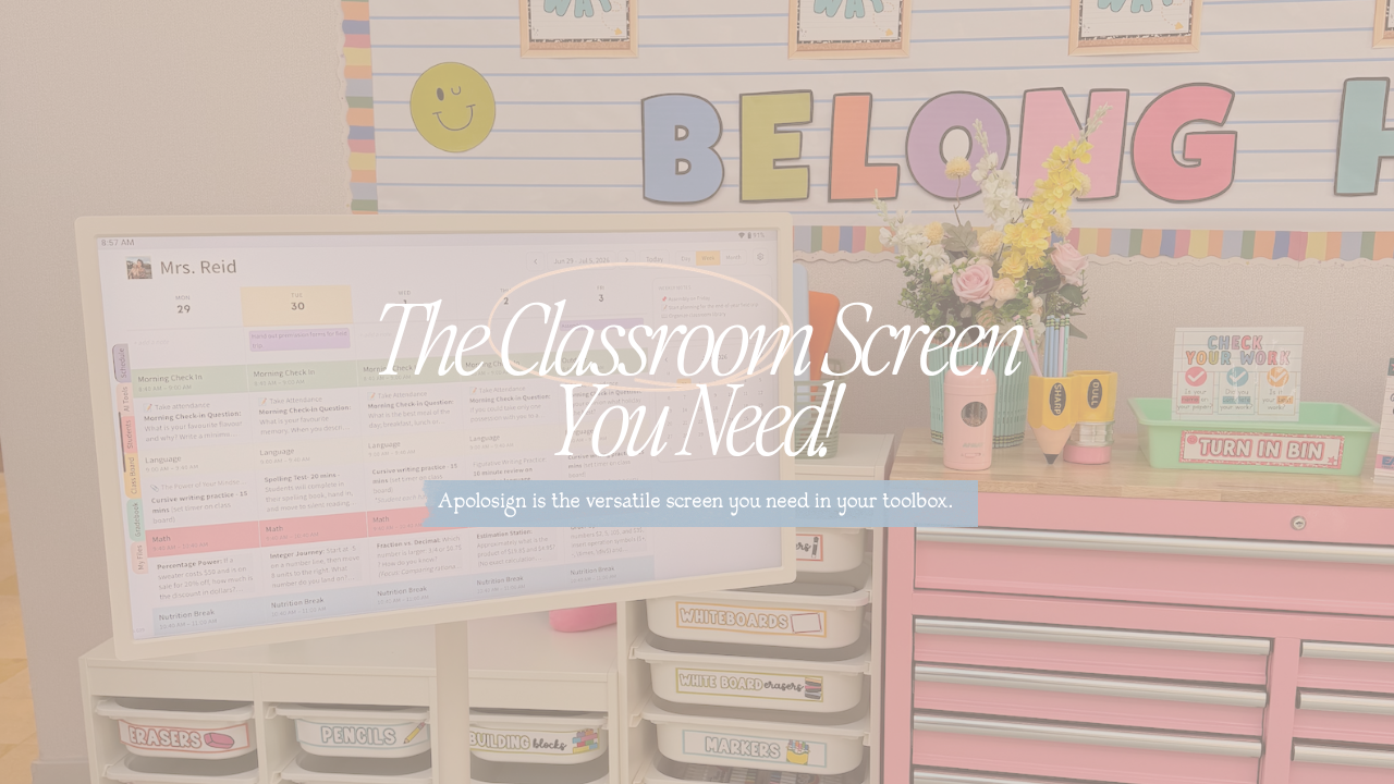 The Classroom Screen You Need.