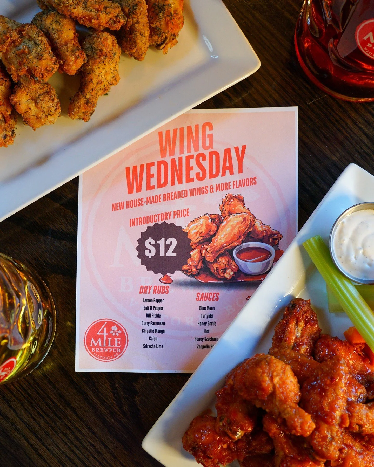It&rsquo;s Wing Wednesday, you know the drill.

See you tonight!