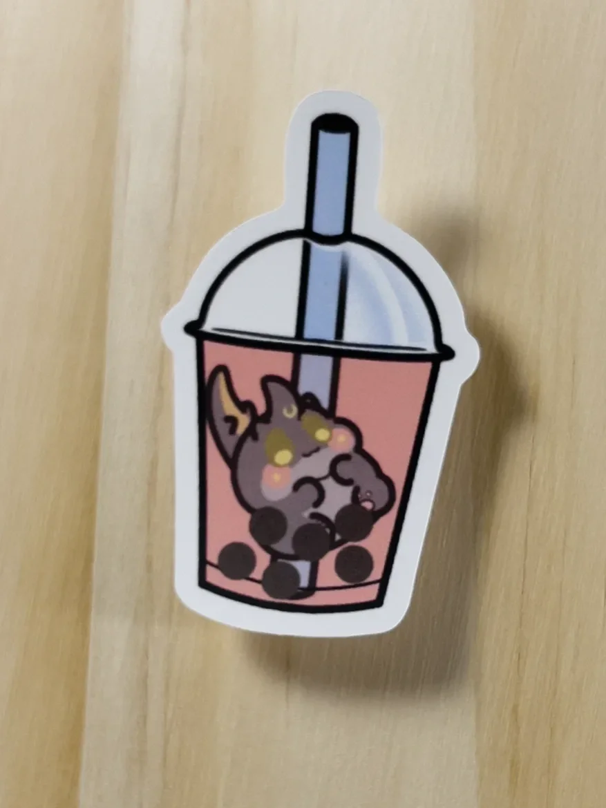 2" Boba Sticker
