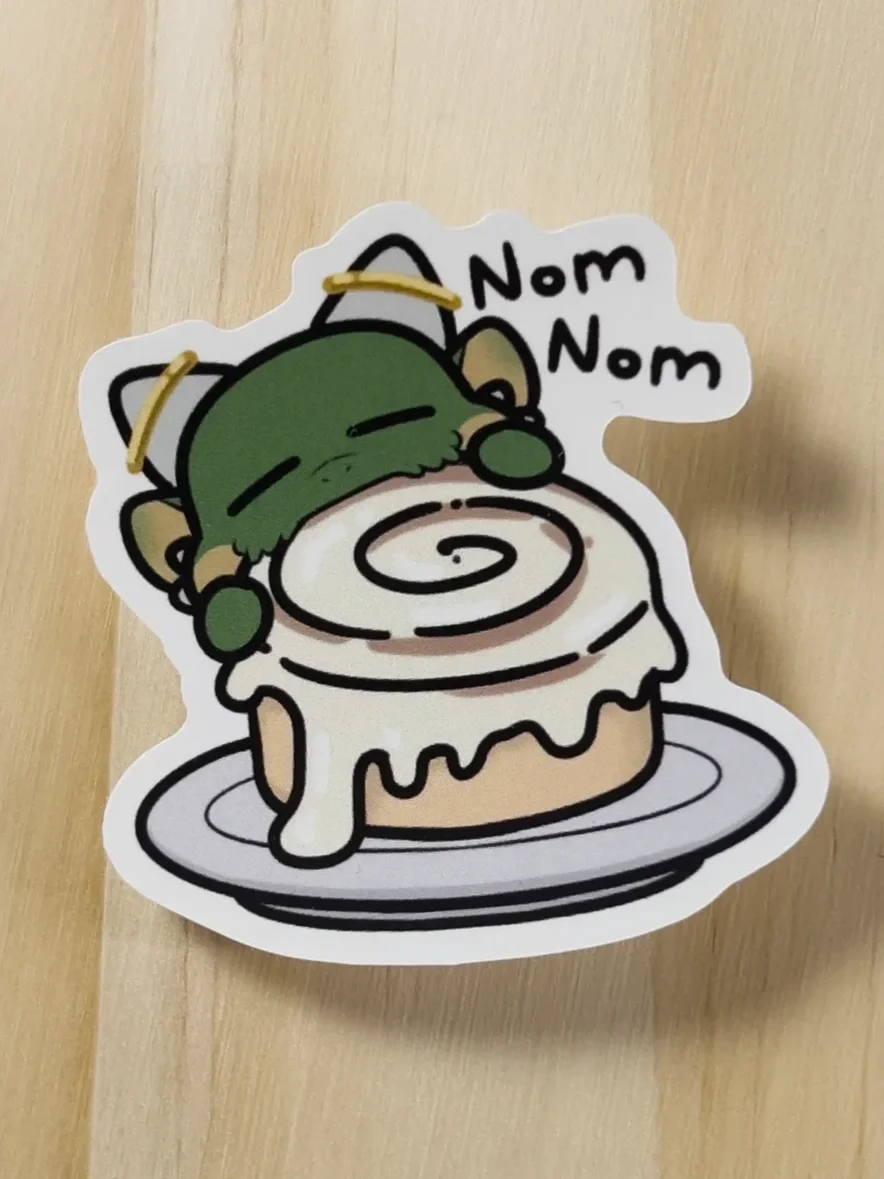 2" Cinnamon Bun Sticker