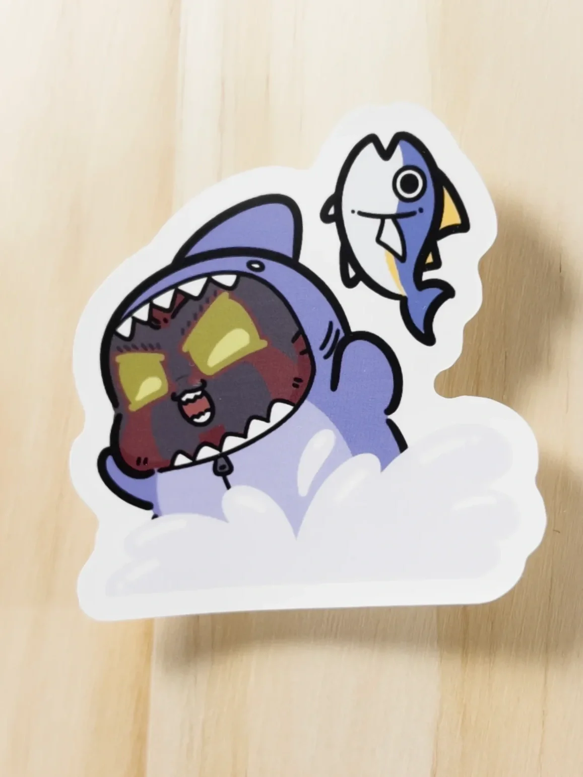 2.5" Shark Sticker