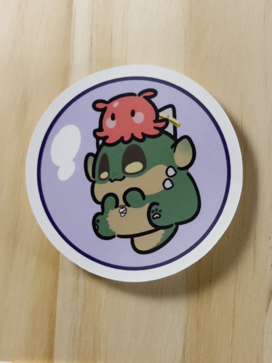2.5" Bubble Sticker