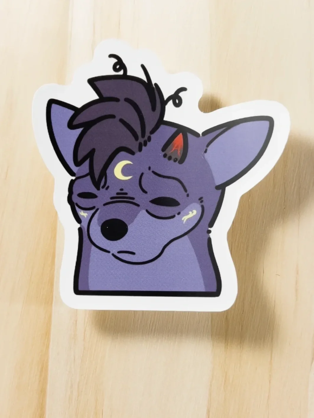 2.5" Tired Alpha Sticker
