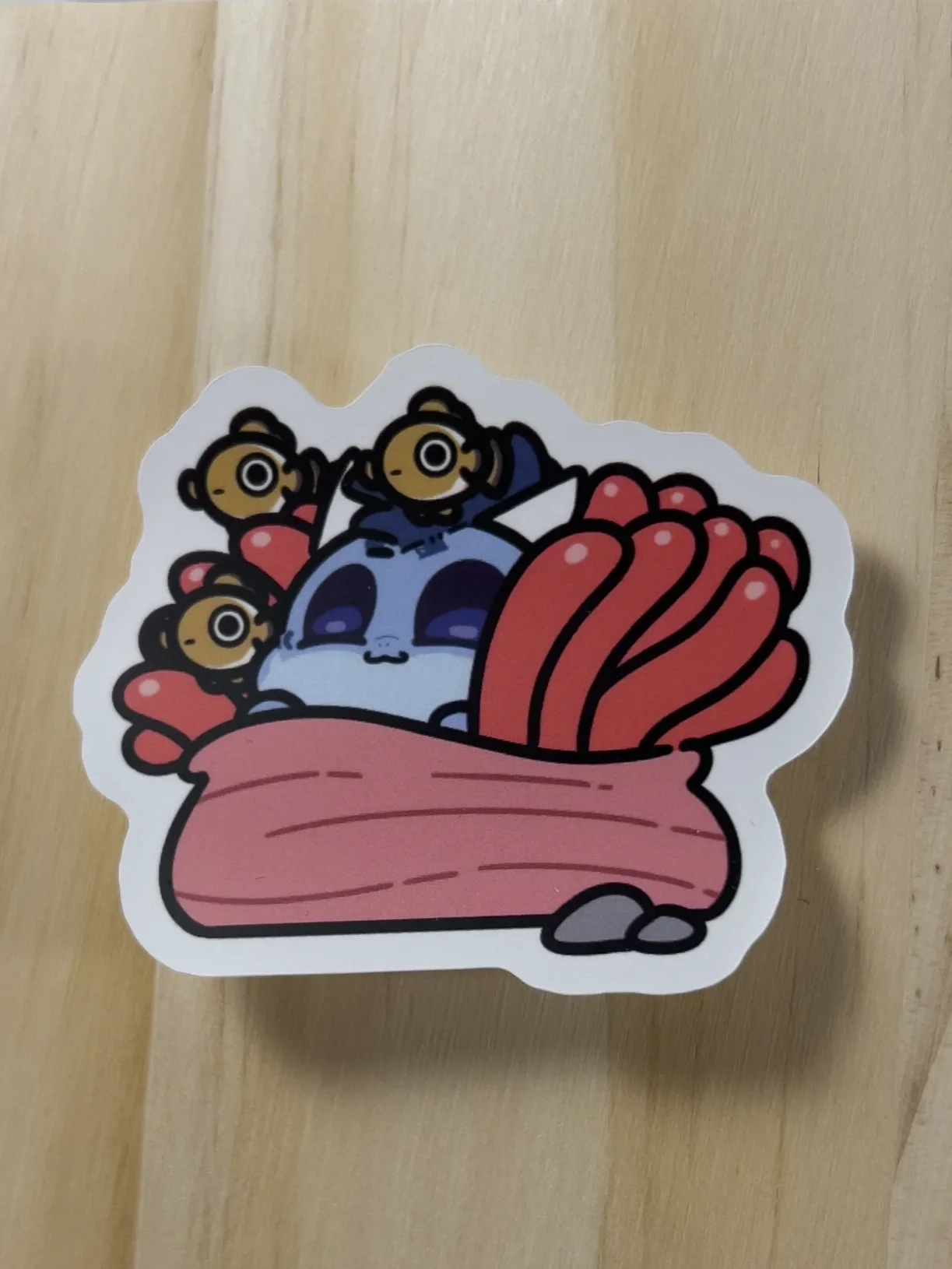 2.5" Coral Sticker