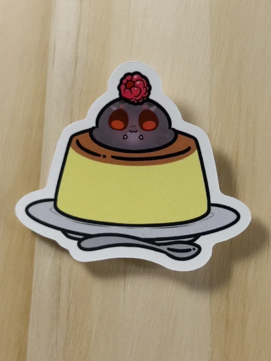 2" Flan Sticker