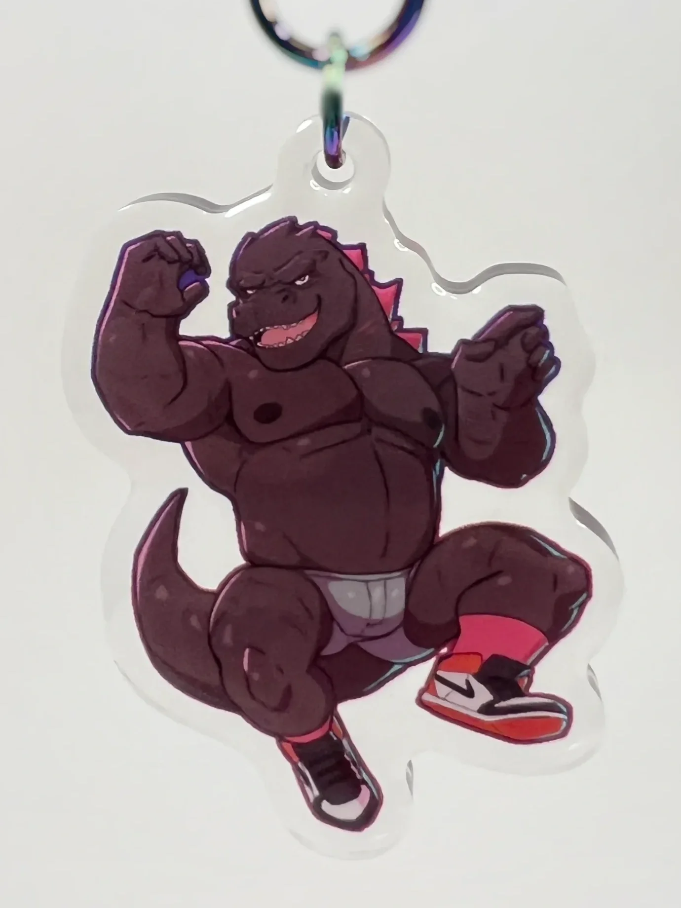 Godzilla Acrylic Keychain