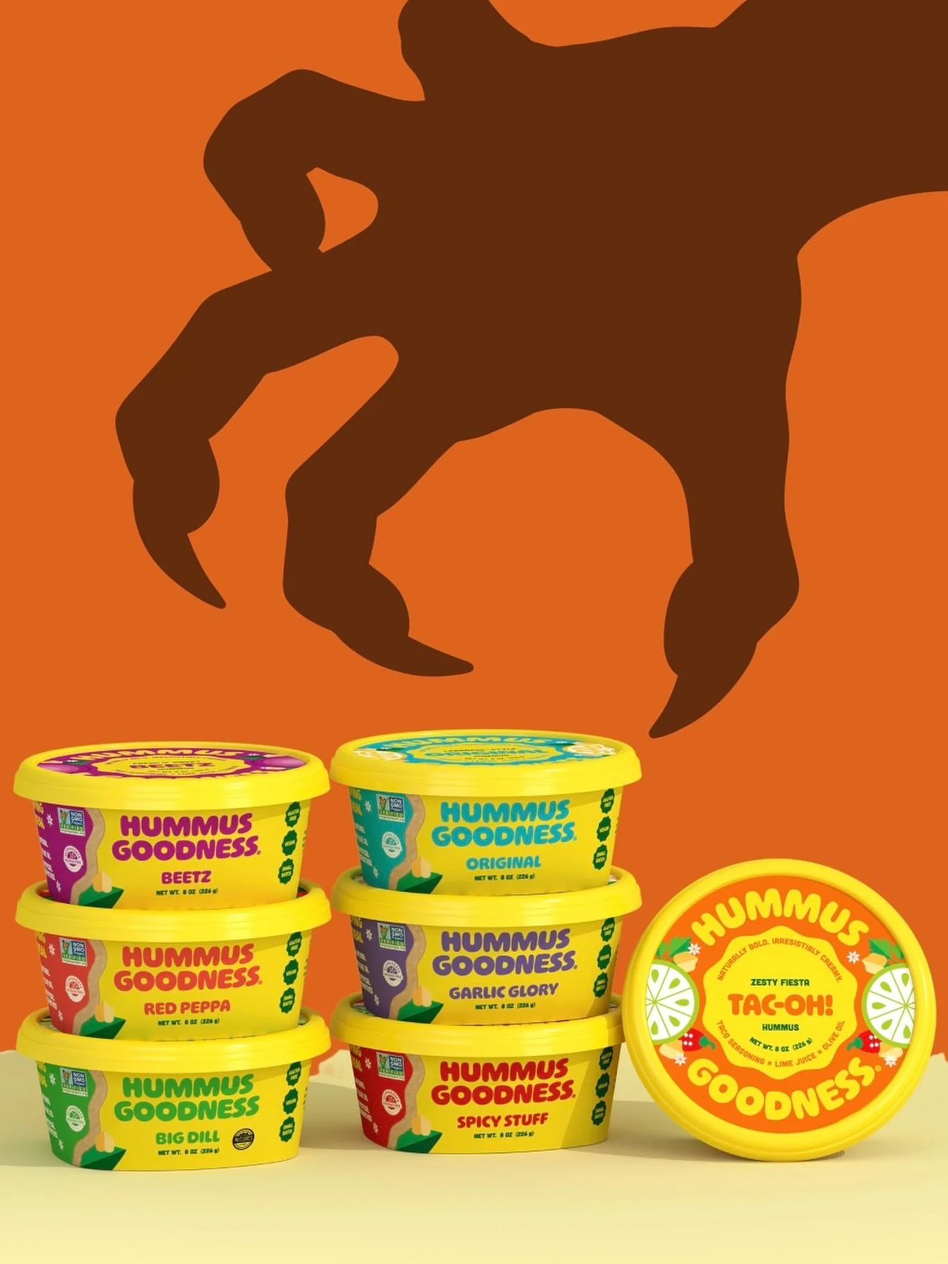 Happy Halloween from the Hummus Goodness gang! 👻

Beware of snack thieves lurking around the fridge tonight&hellip; our dips have been disappearing mysteriously. 😉