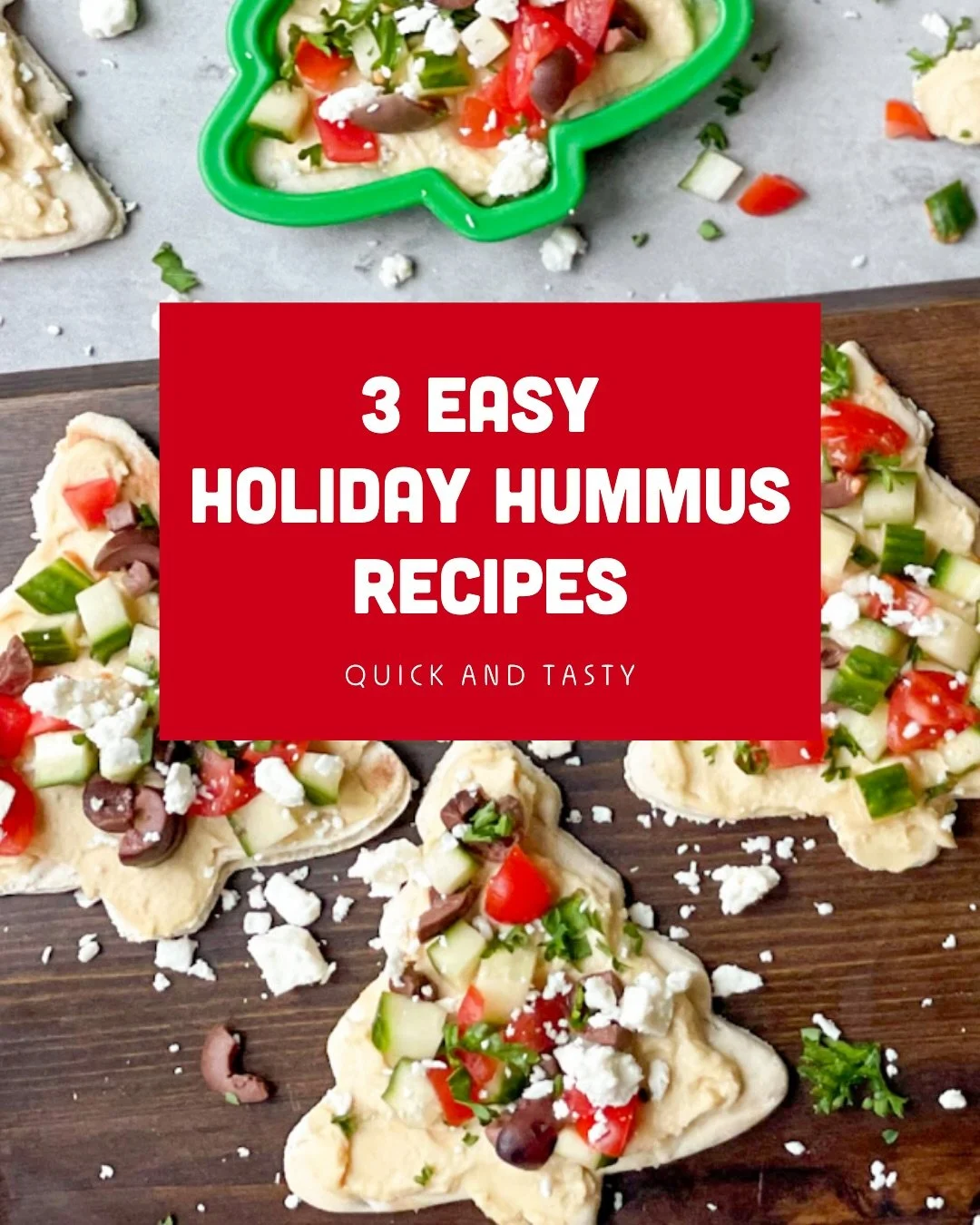 3 easy holiday recipes guaranteed to sleigh your snack spread! 😏

Which one are you making? 👇
🎁 Holiday Hummus Wreath
🌟 Garlic Glory Christmas Tree
🎄 Little Hummus Trees