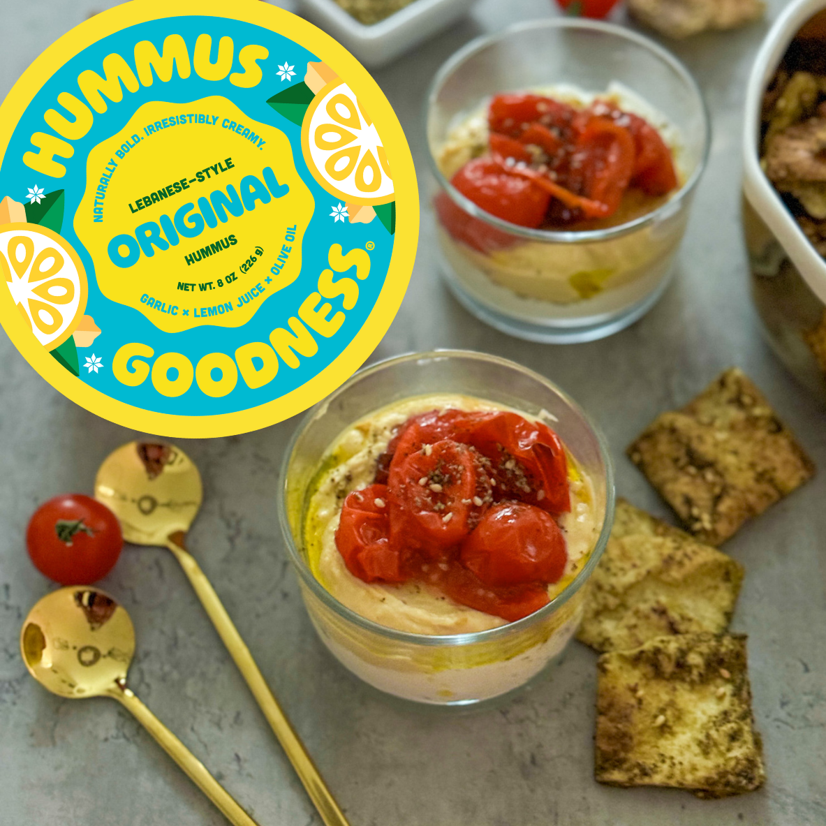 Easy Breakfast Ideas Hummus and Yogurt Parfait that is a copycat of Chobani Cafe Parfait