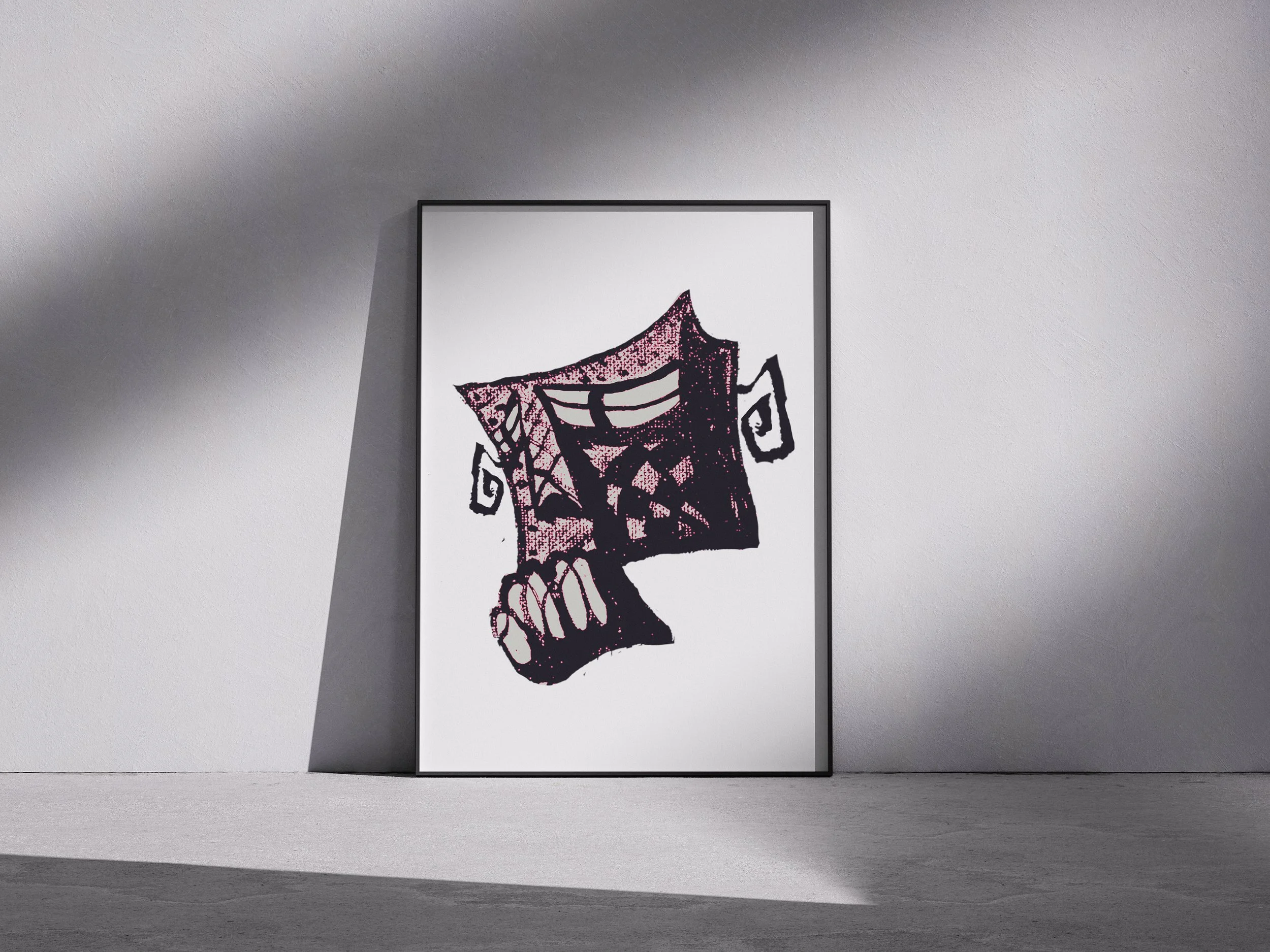 'Head Down' Art Print