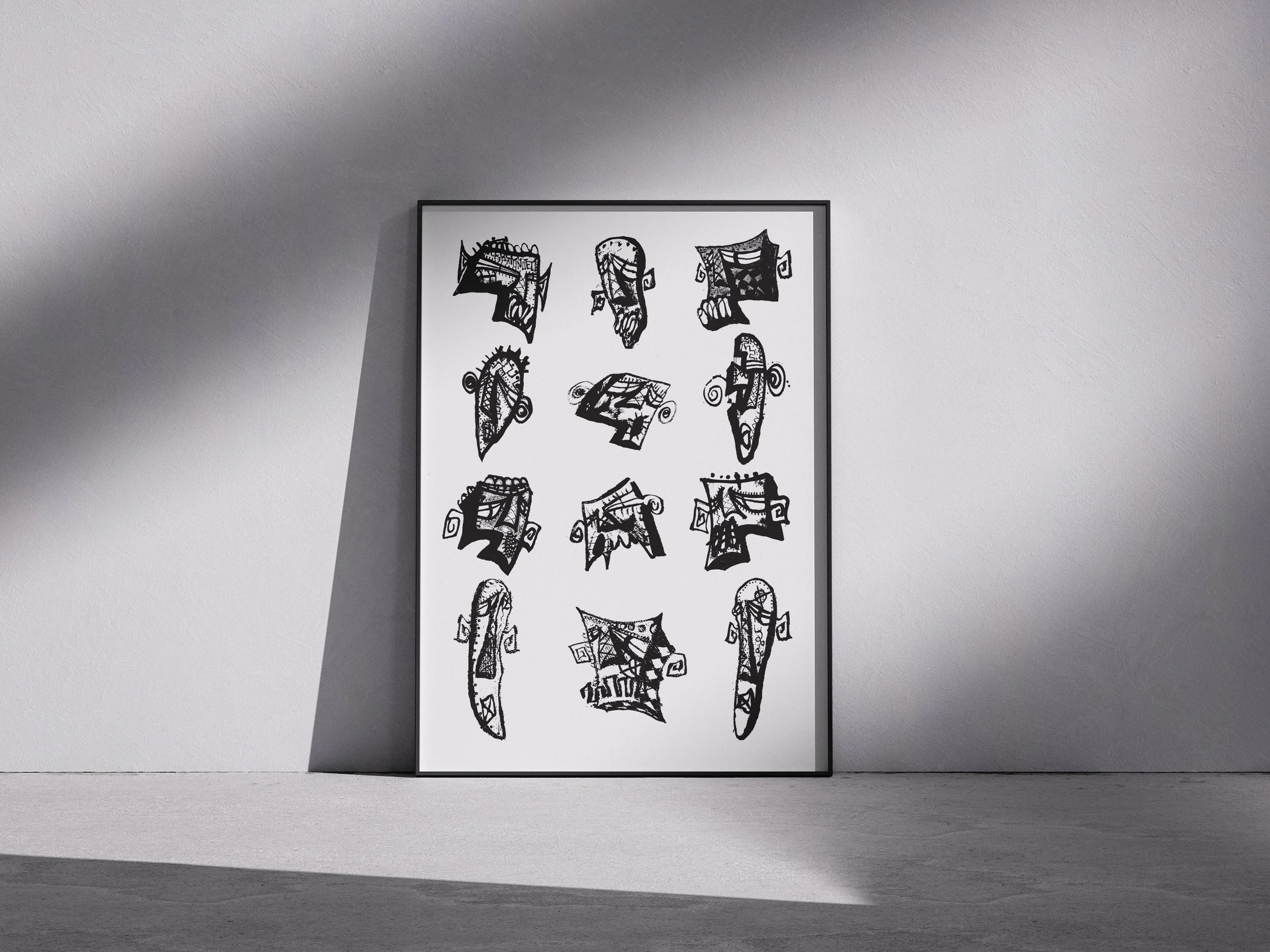 'Cast of Characters' Art Print