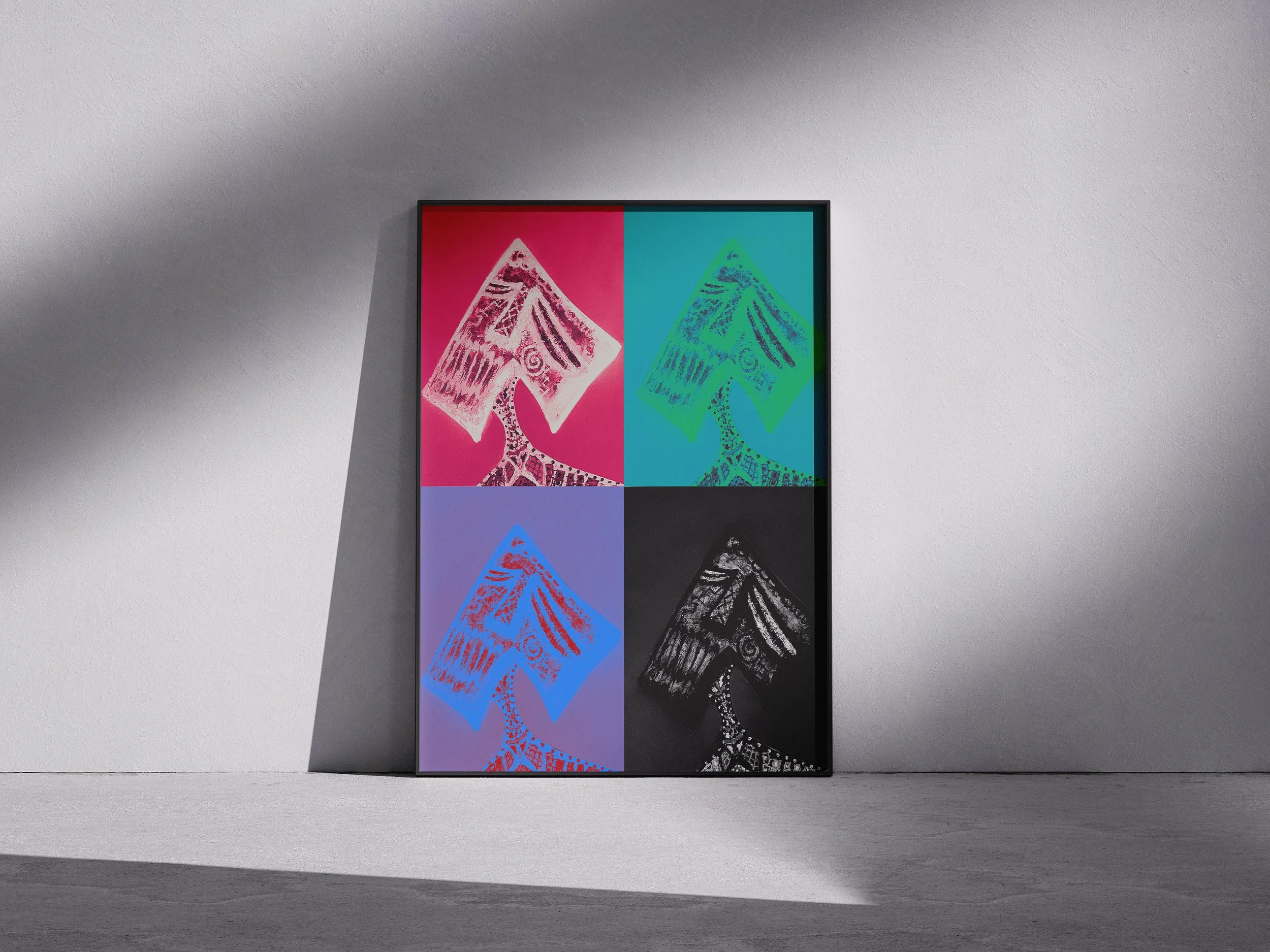 'Keep Curious (4-Split)' Art Print