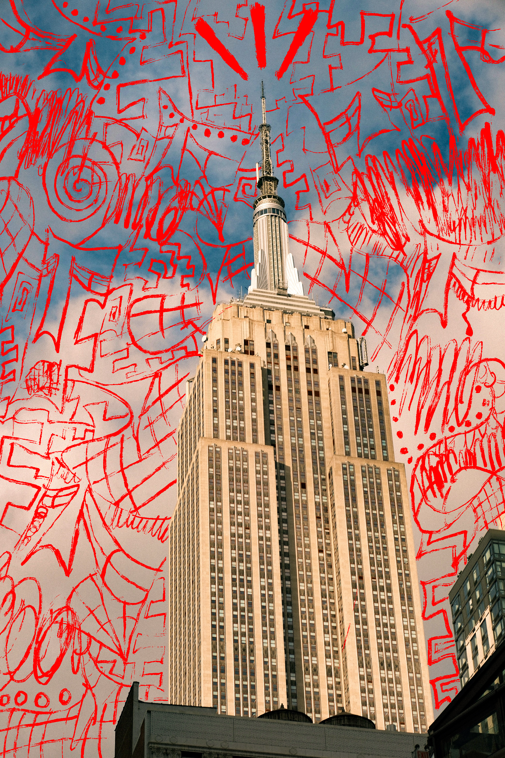 'REVISITING' ORIGINAL PHOTOGRAPHS WITH OVERLAYED DIGITAL DRAWING