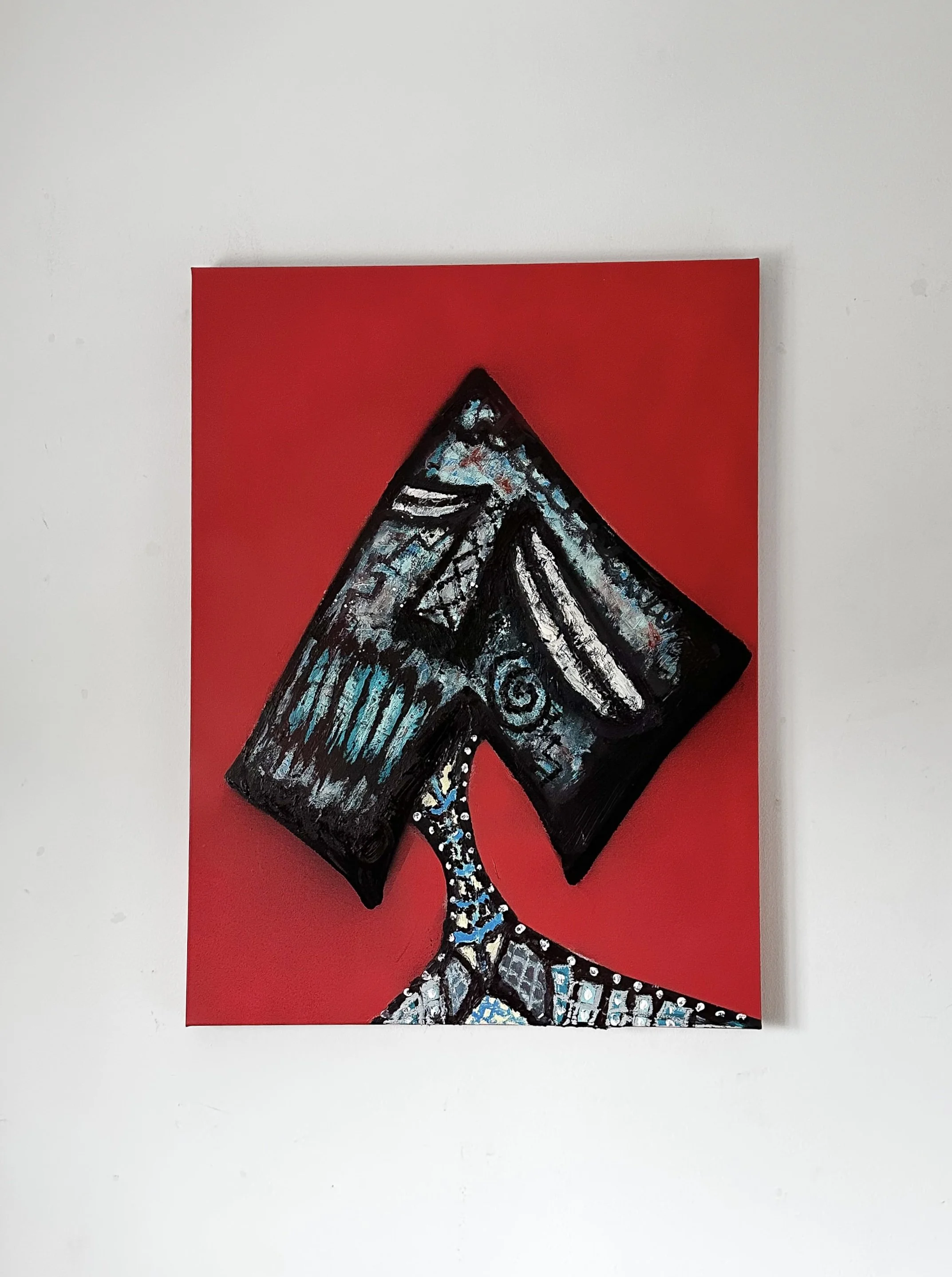 "KEEP CURIOUS" 80X60CM ORIGINAL PAINTING ON CANVAS